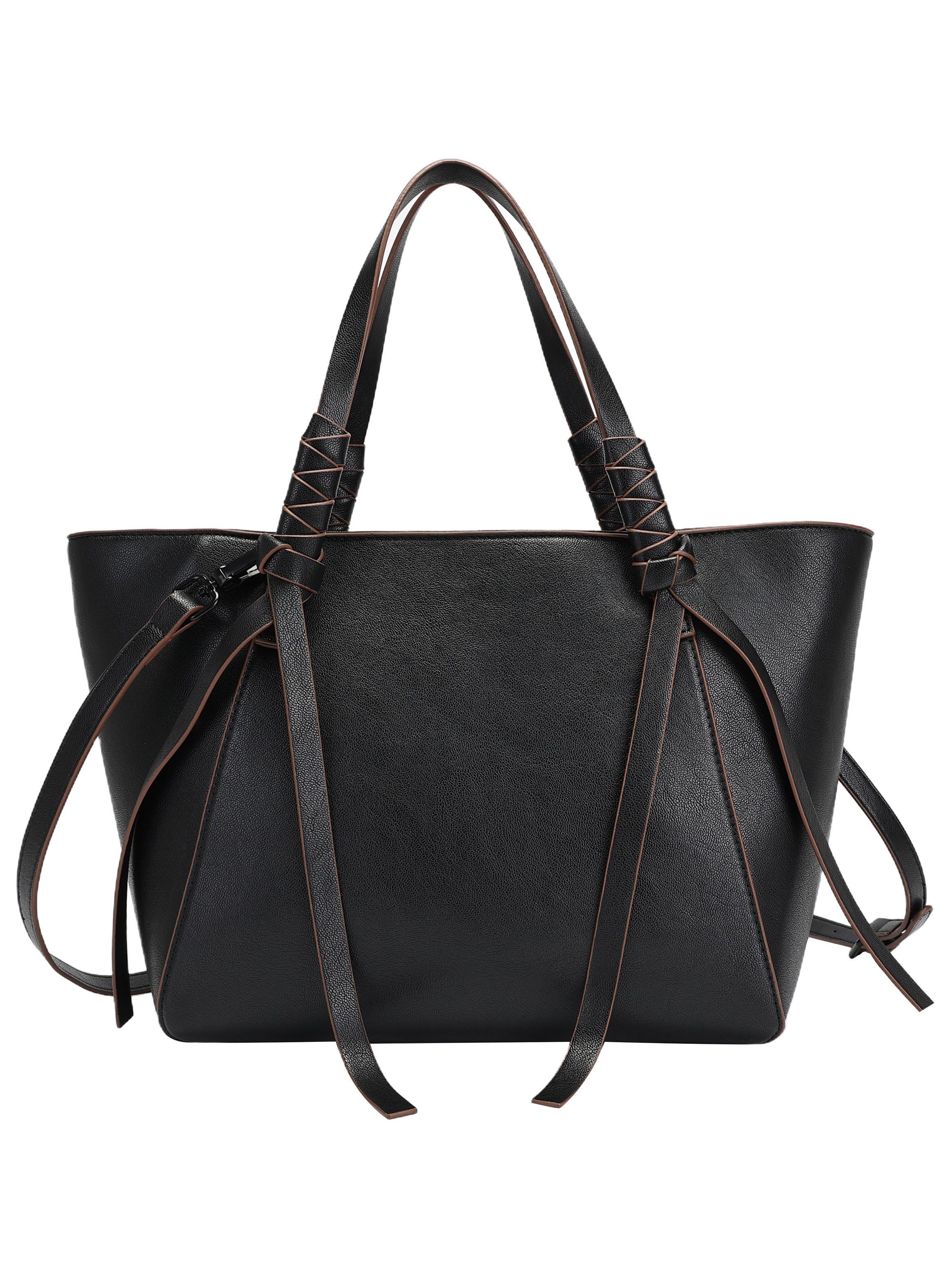 Cartera Bandolera Cantos en contraste y Amarras Pollini - POM068X-5