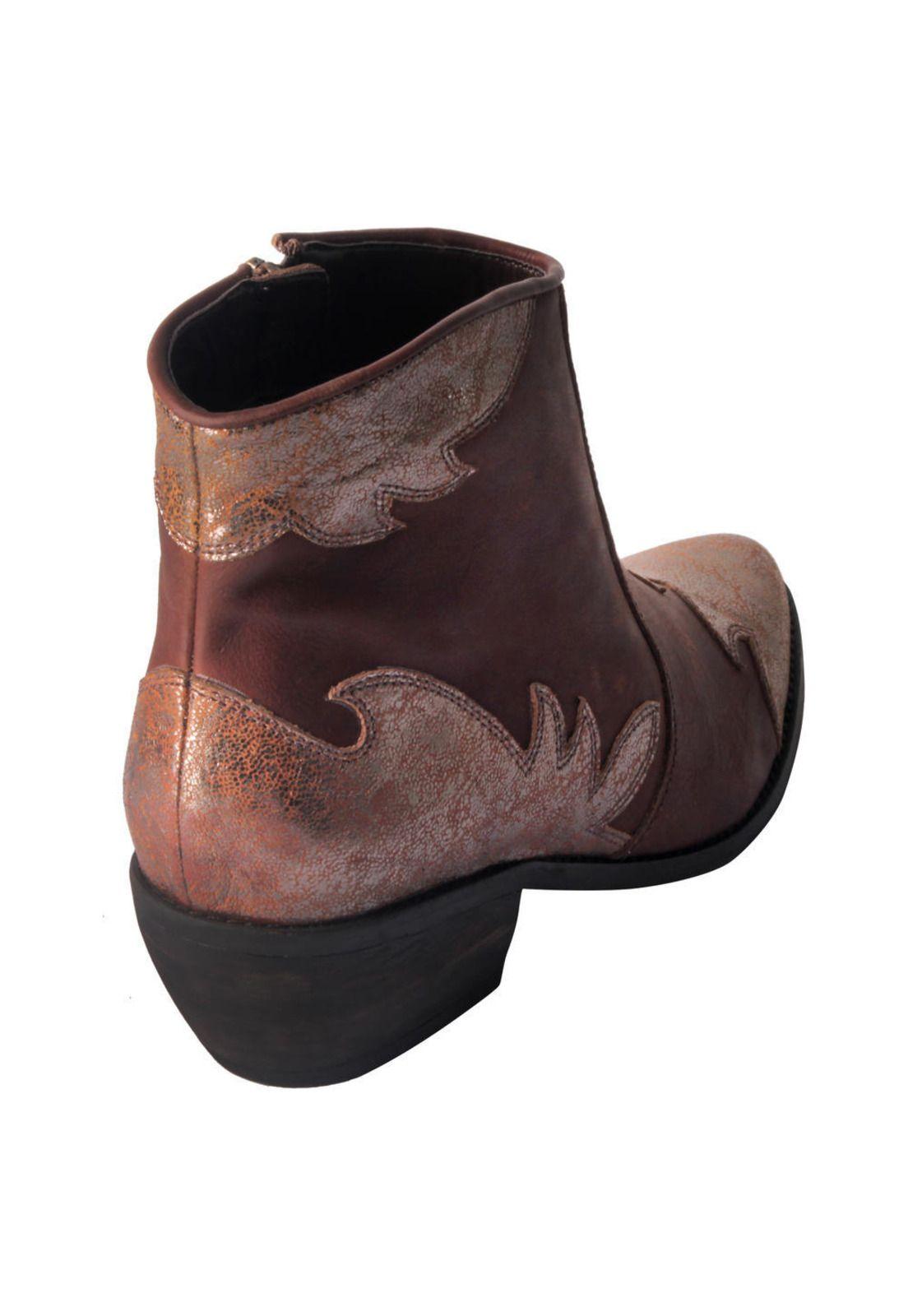 Botin Zappa Mujer Café - X423-2