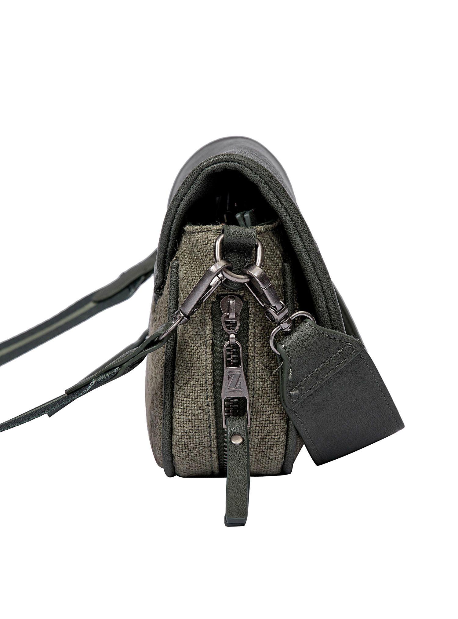 Cartera Bandolera Canvas tejido + PU Zappa - ZAM082X-3