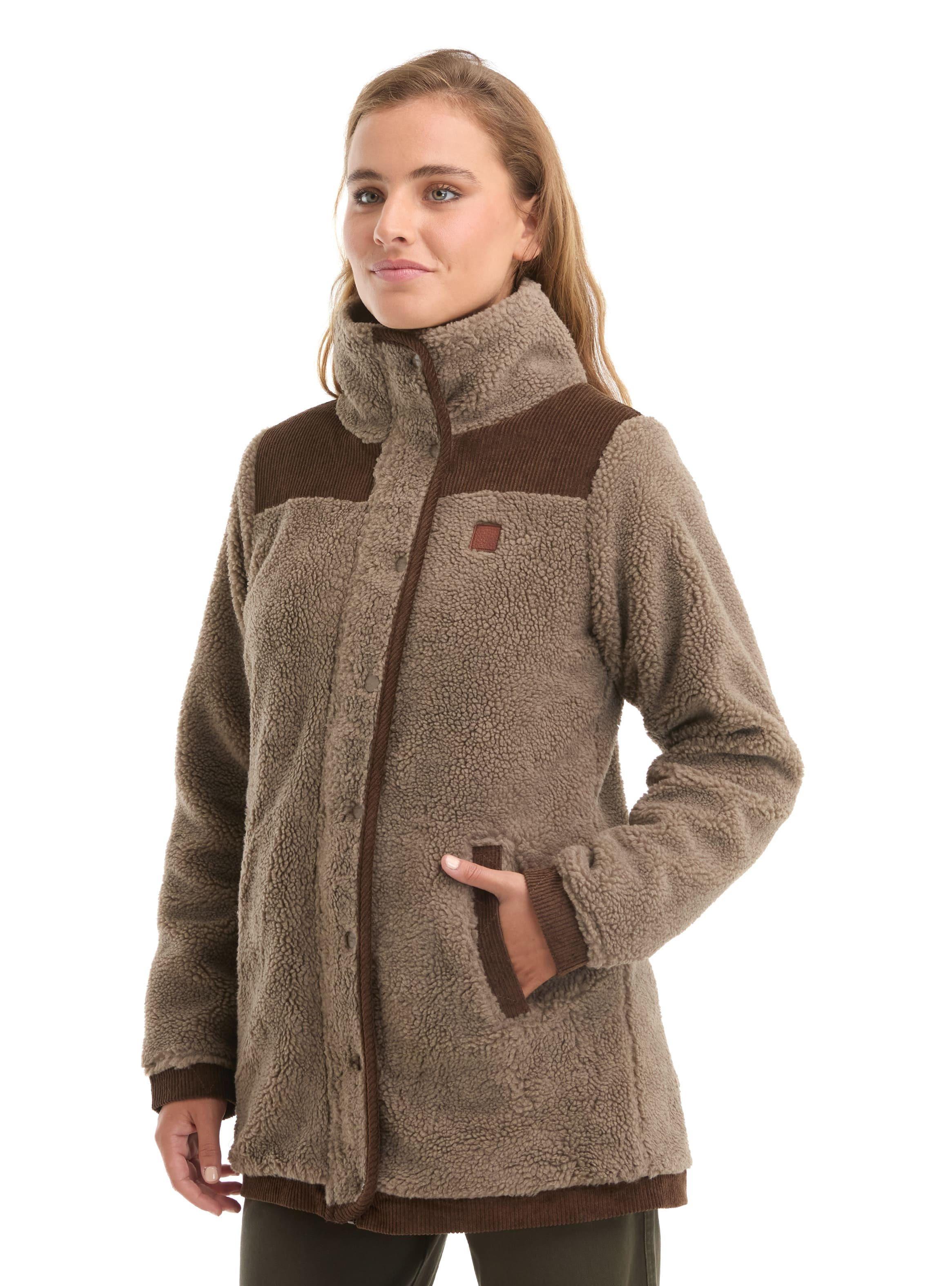 Chaqueta Mujer Sherpa Polar Jaspeado Panama Jack - L987-3
