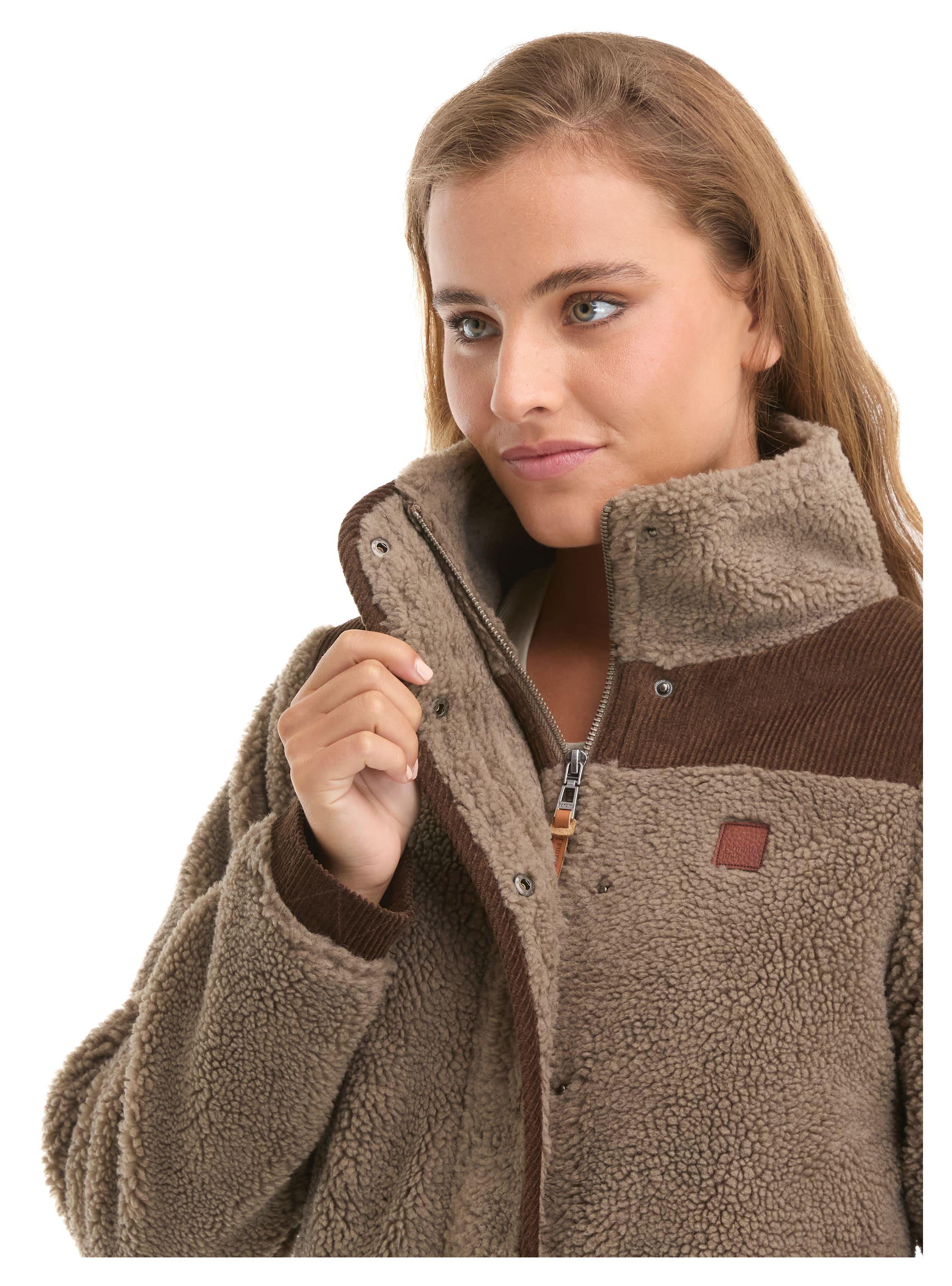 Chaqueta Mujer Sherpa Polar Jaspeado Panama Jack - L987-4