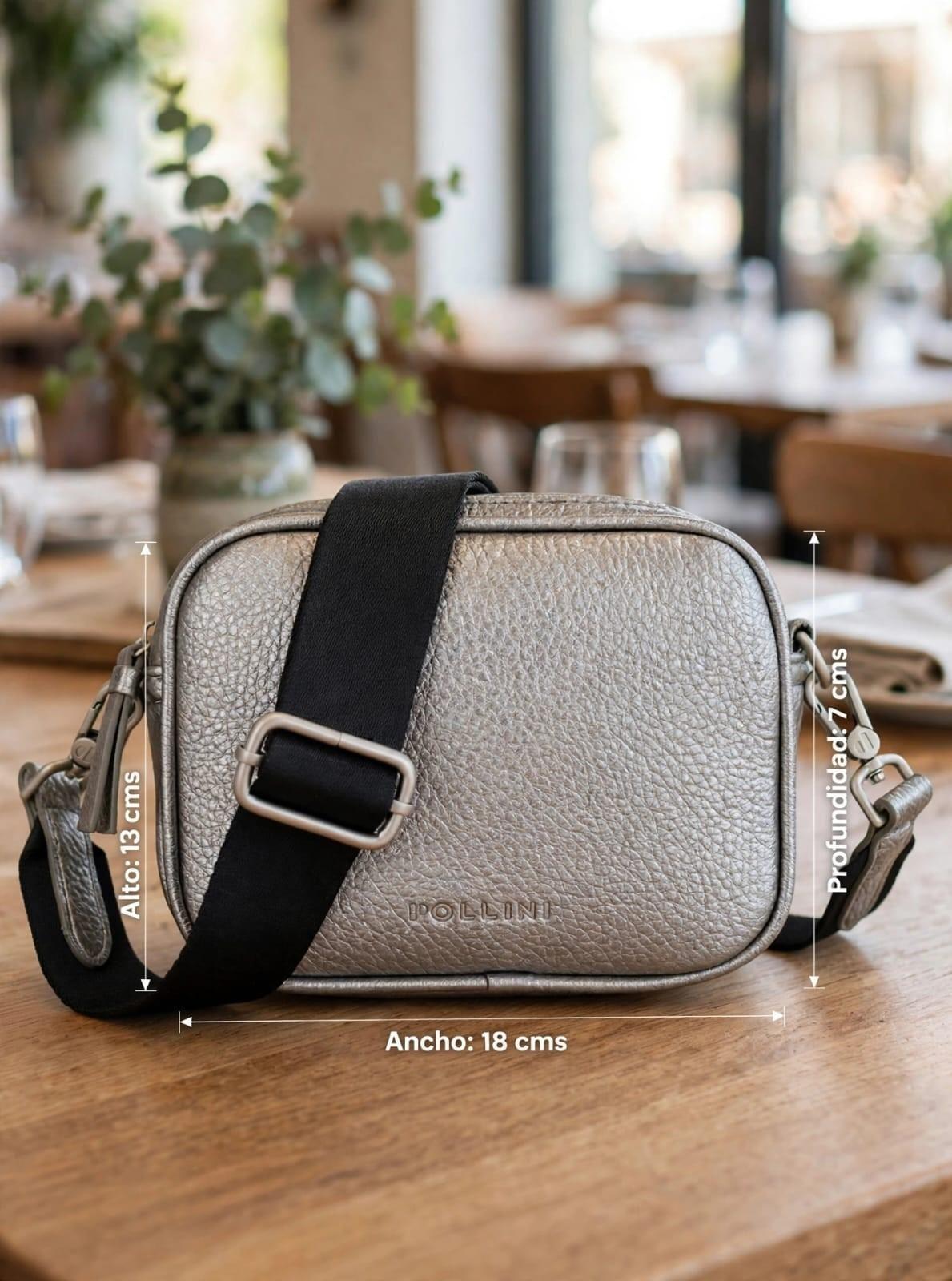 Cartera Bandolera Doble Compartimiento Pollini - POM0095-1