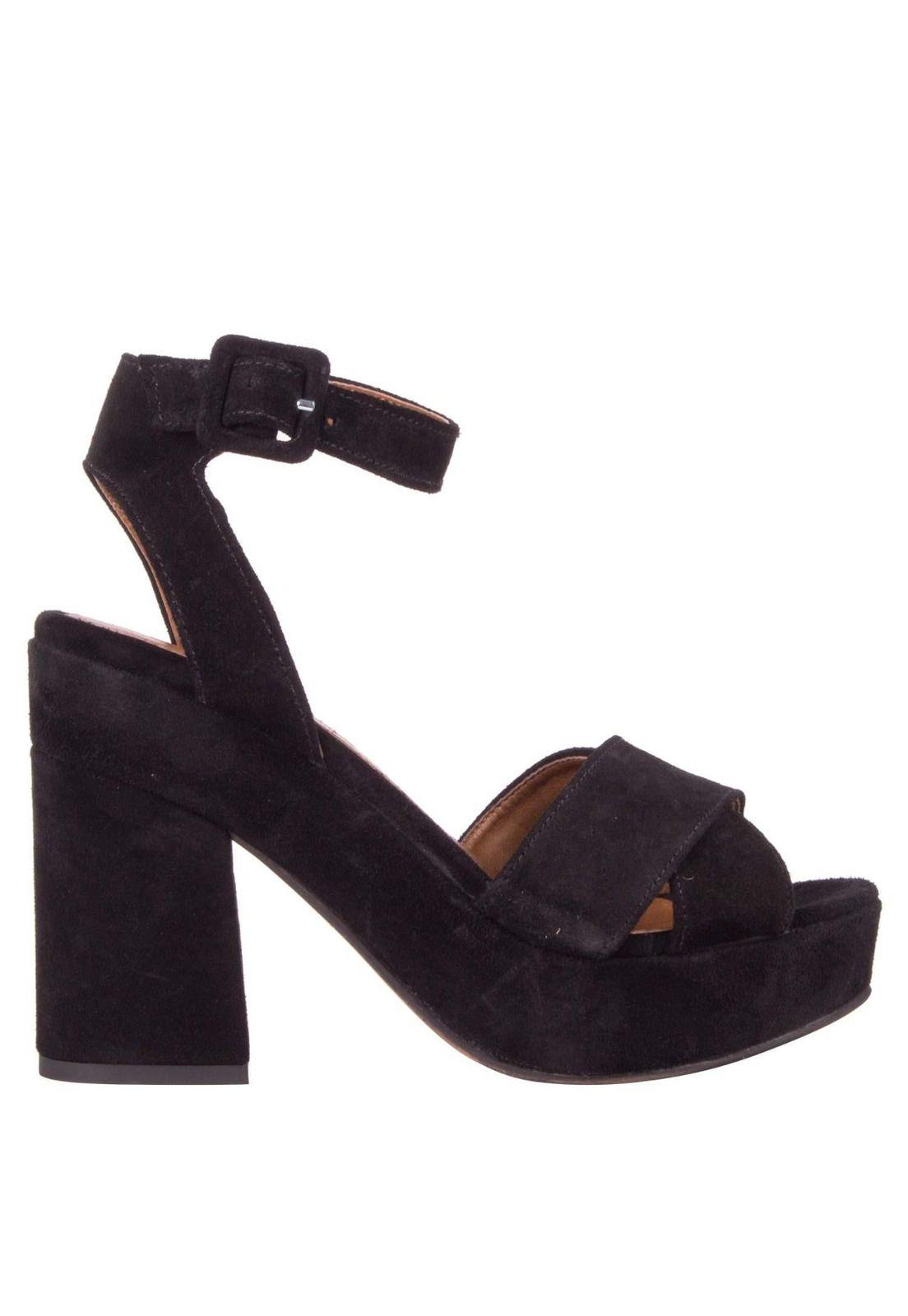 Sandalia Lily Pollini Mujer Negro - Y147-1