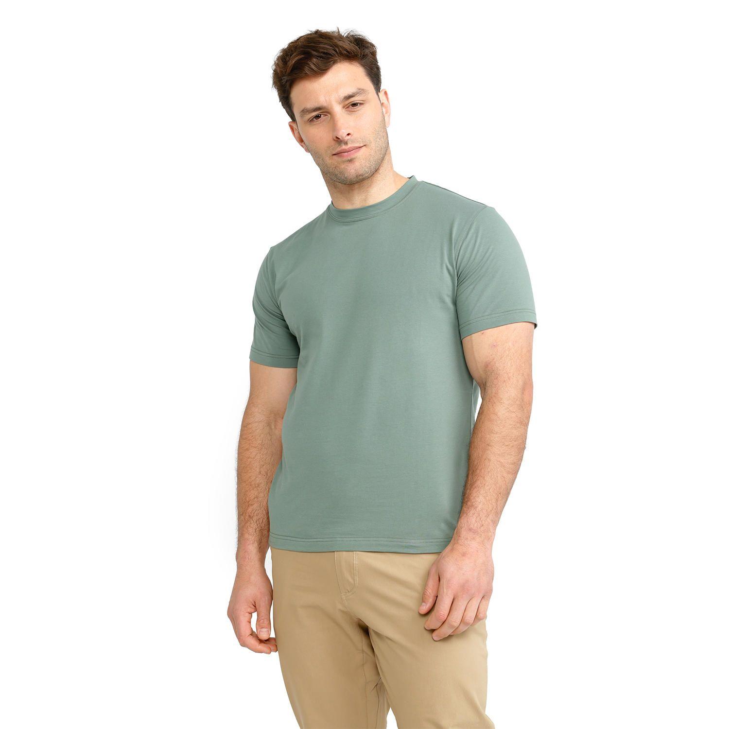 Polera Hombre Algodón-Spandex  Manga Corta Básica Panama Jack - PJH041M-1