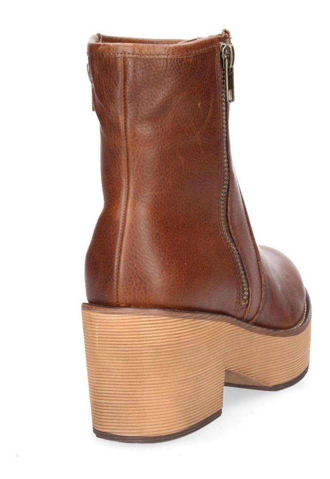 Botin Bruno Rossi Mujer Café - P231-2