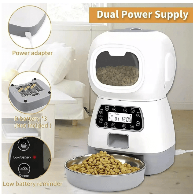 Dispensador Alimento Automatico Mascotas-2