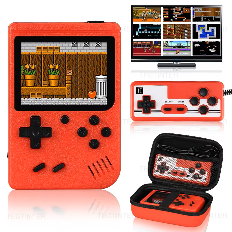 Consola Retro Portatil Con estuche-3