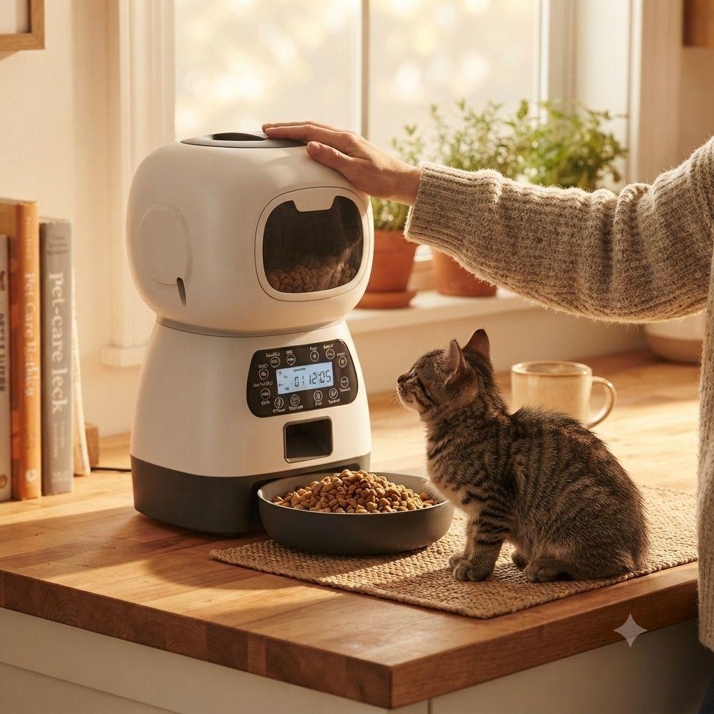 Dispensador para mascotas Elf Automatic Pet Feeder-2