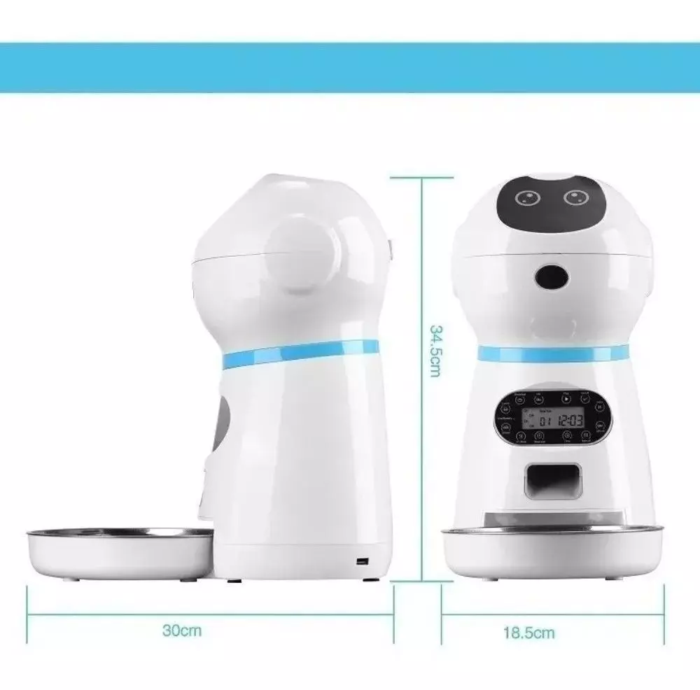 Dispensador para mascotas Robot Automatic Pet Feeder-2