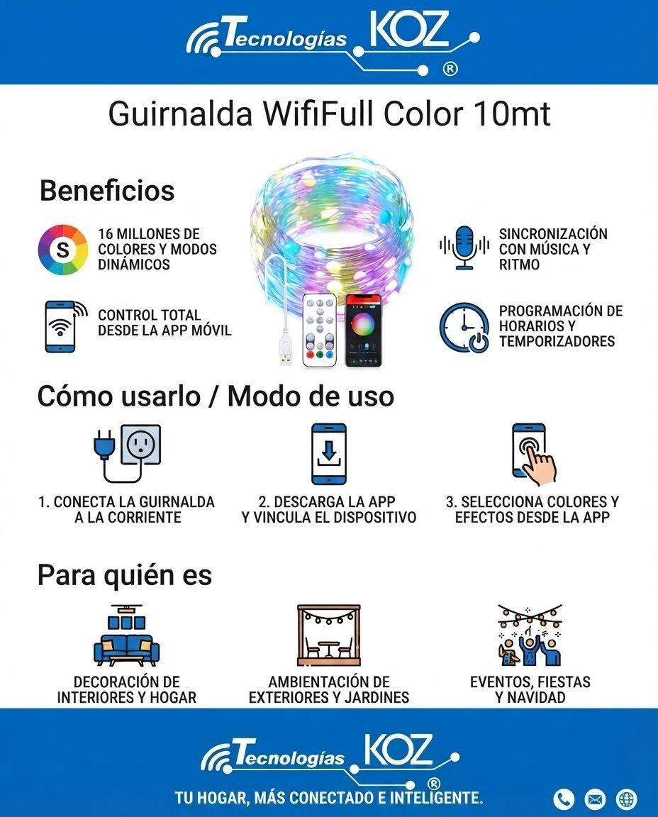 Guirnalda Wifi Full Color 10mt-3