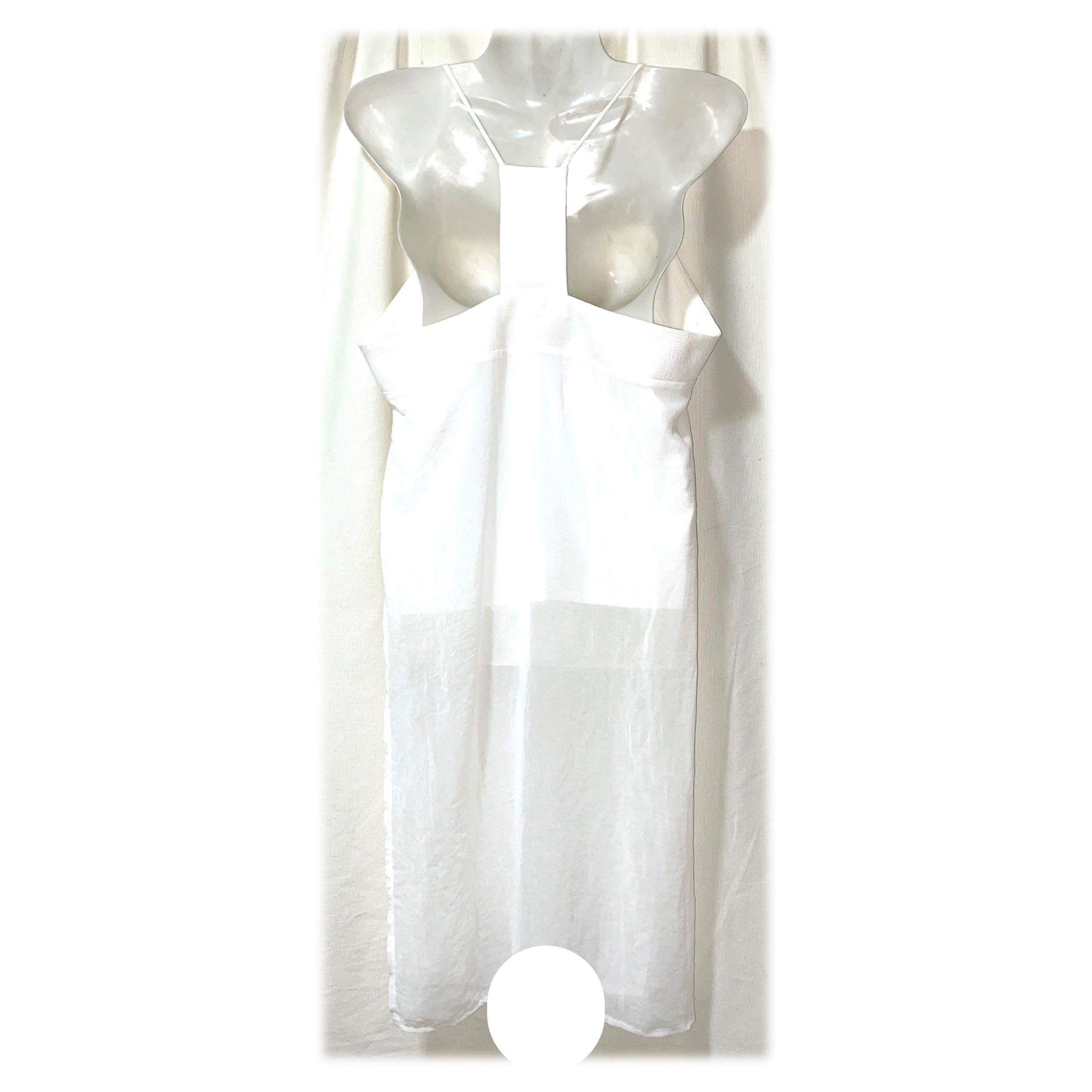 Polera Blanca L Zara-2