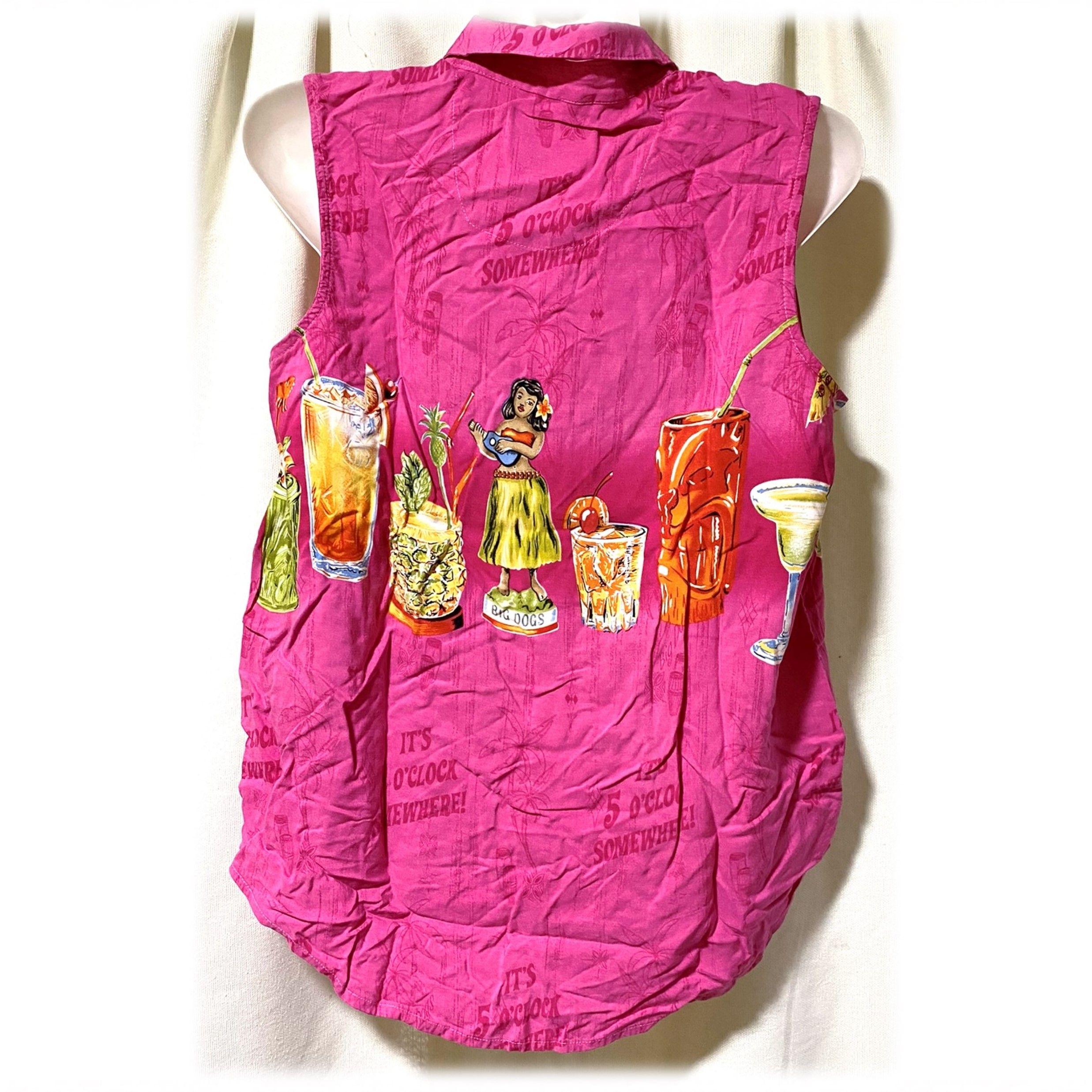 Polera Fucsia S Big dogs-2