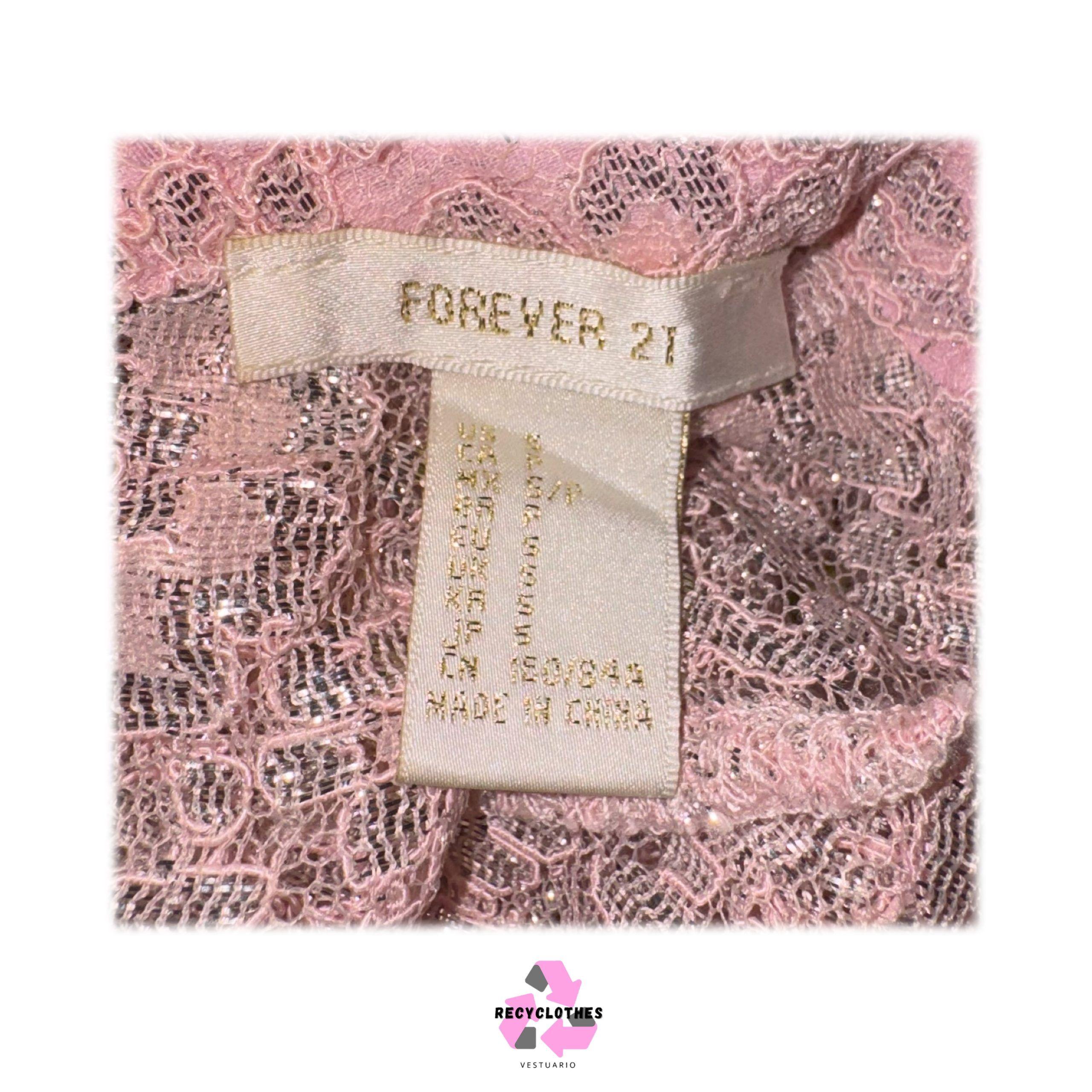 Polera Rosa S Forever 21-3