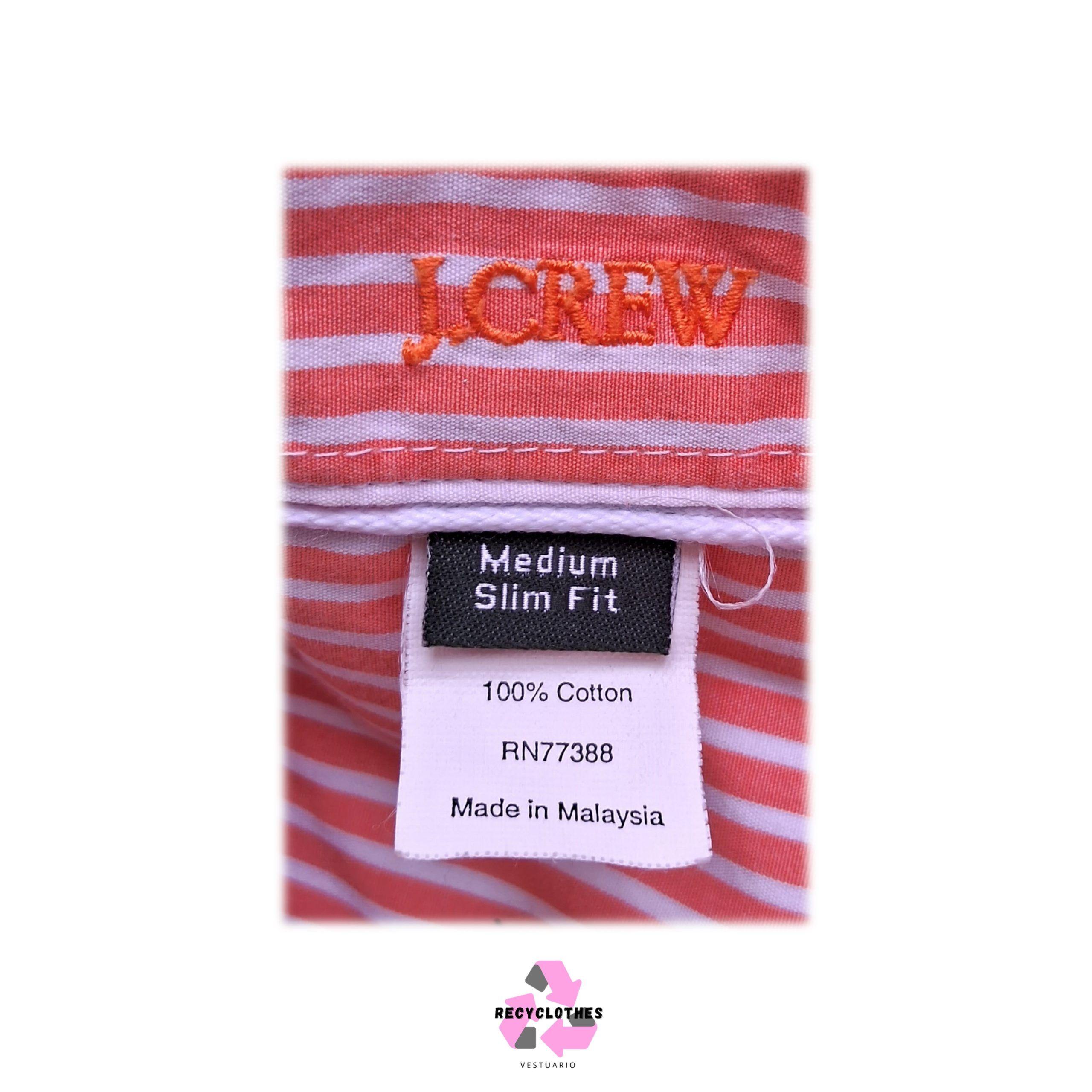 Blusa Naranja J.Crew Talla M-3
