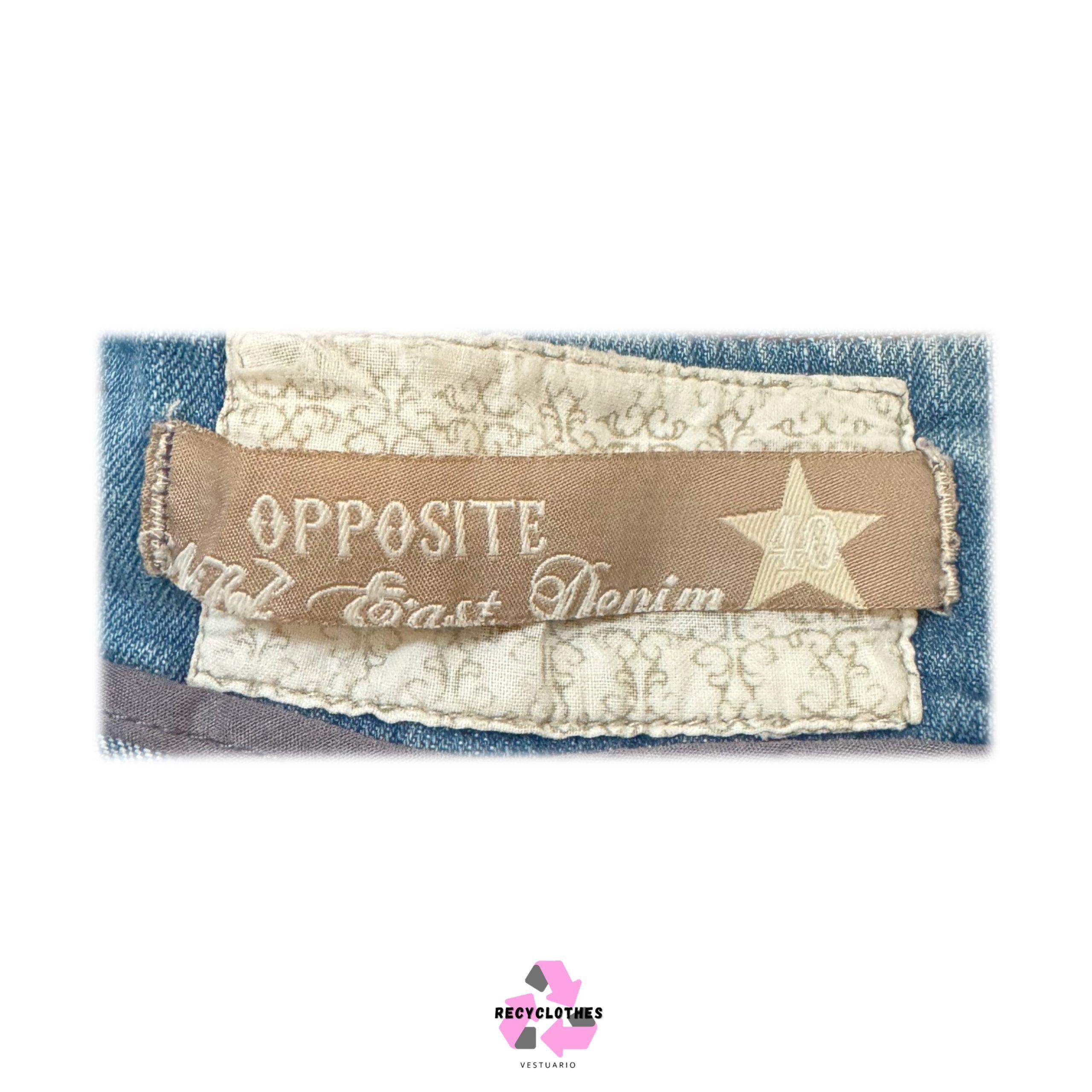 Short Jeans Azul 40 Opposite-3
