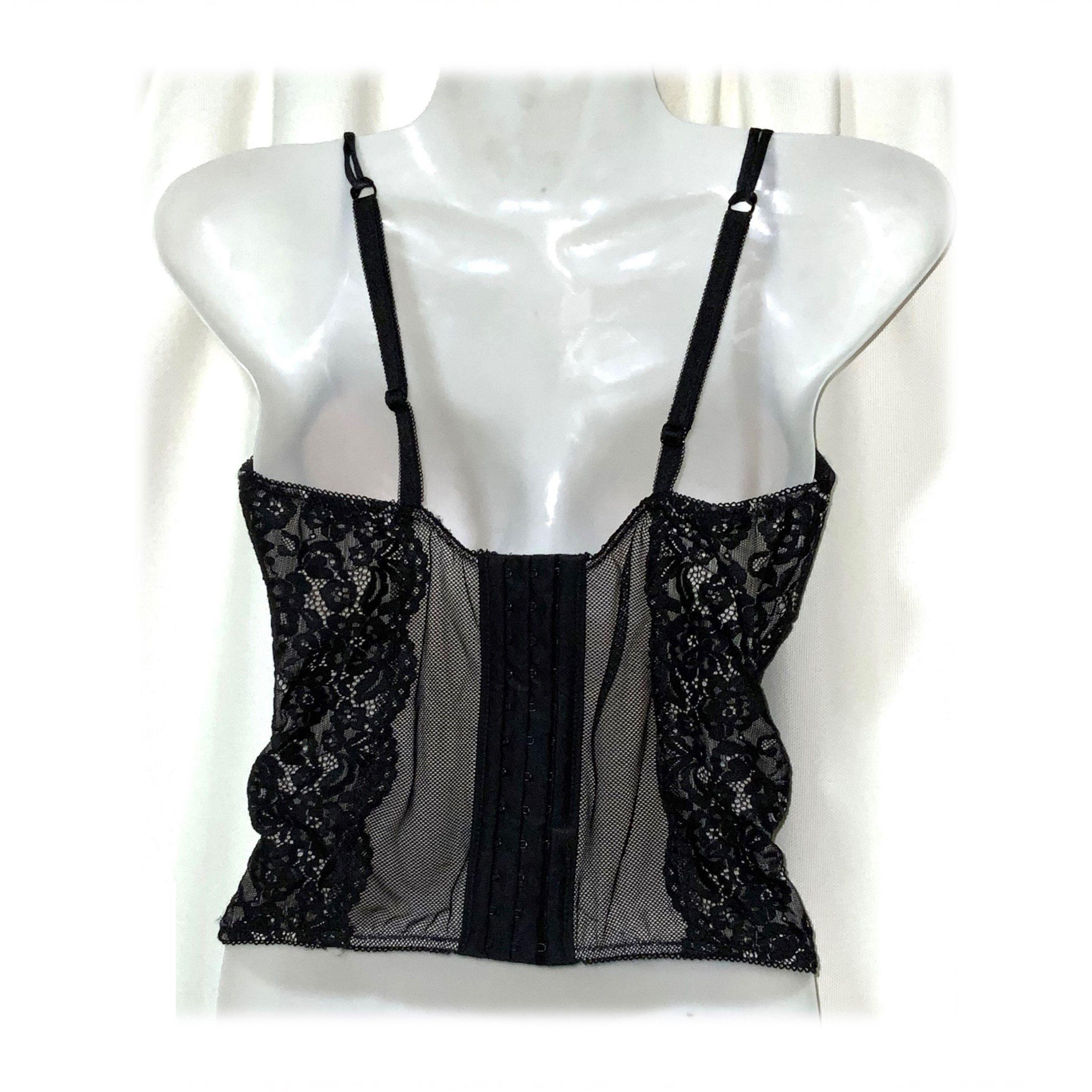 Polera Corset Negro Talla 36C Intime-2