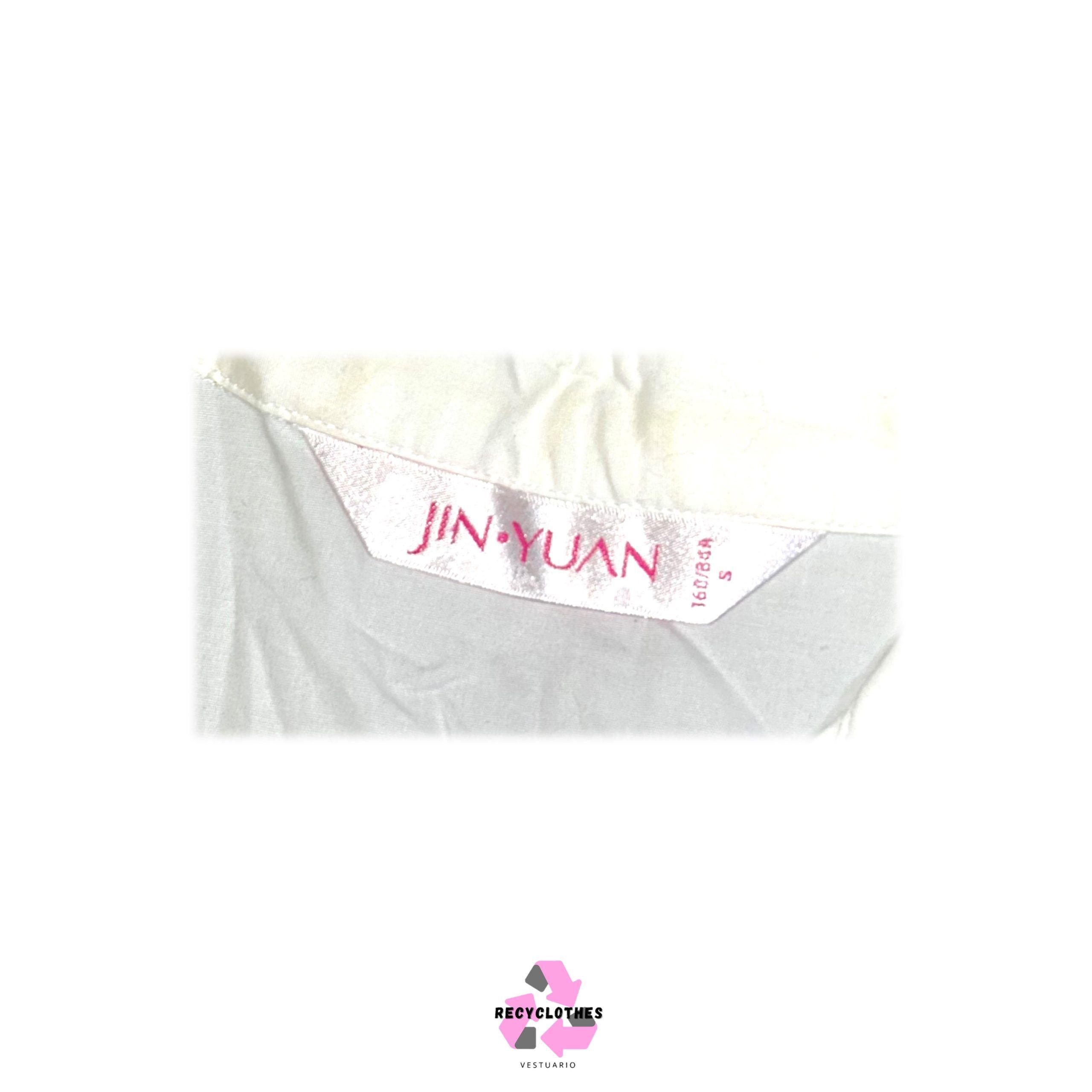 Blusa Blanca Jin Yuan Talla S-3