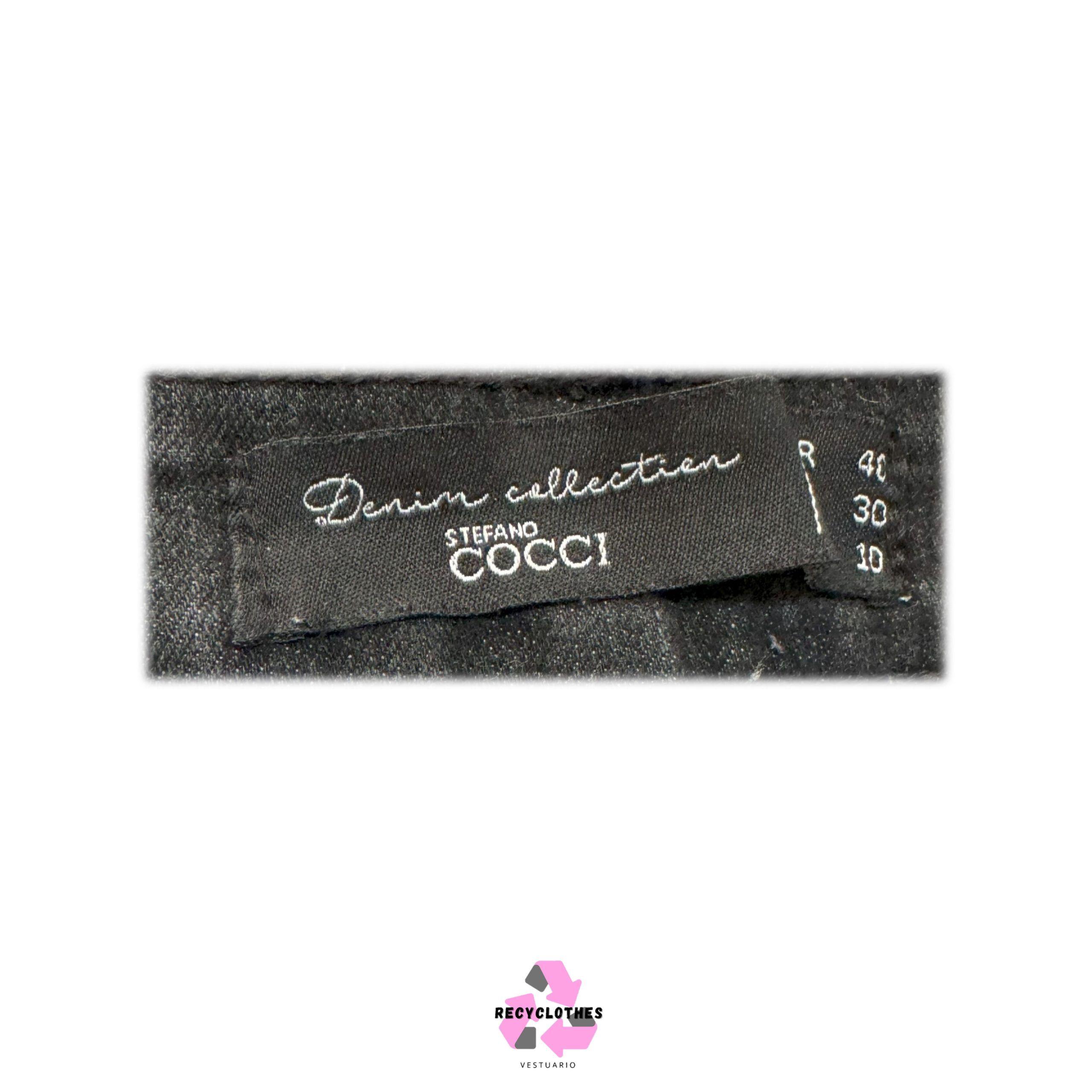 Jeans Negro Talla 40 Stefano Cocci-3
