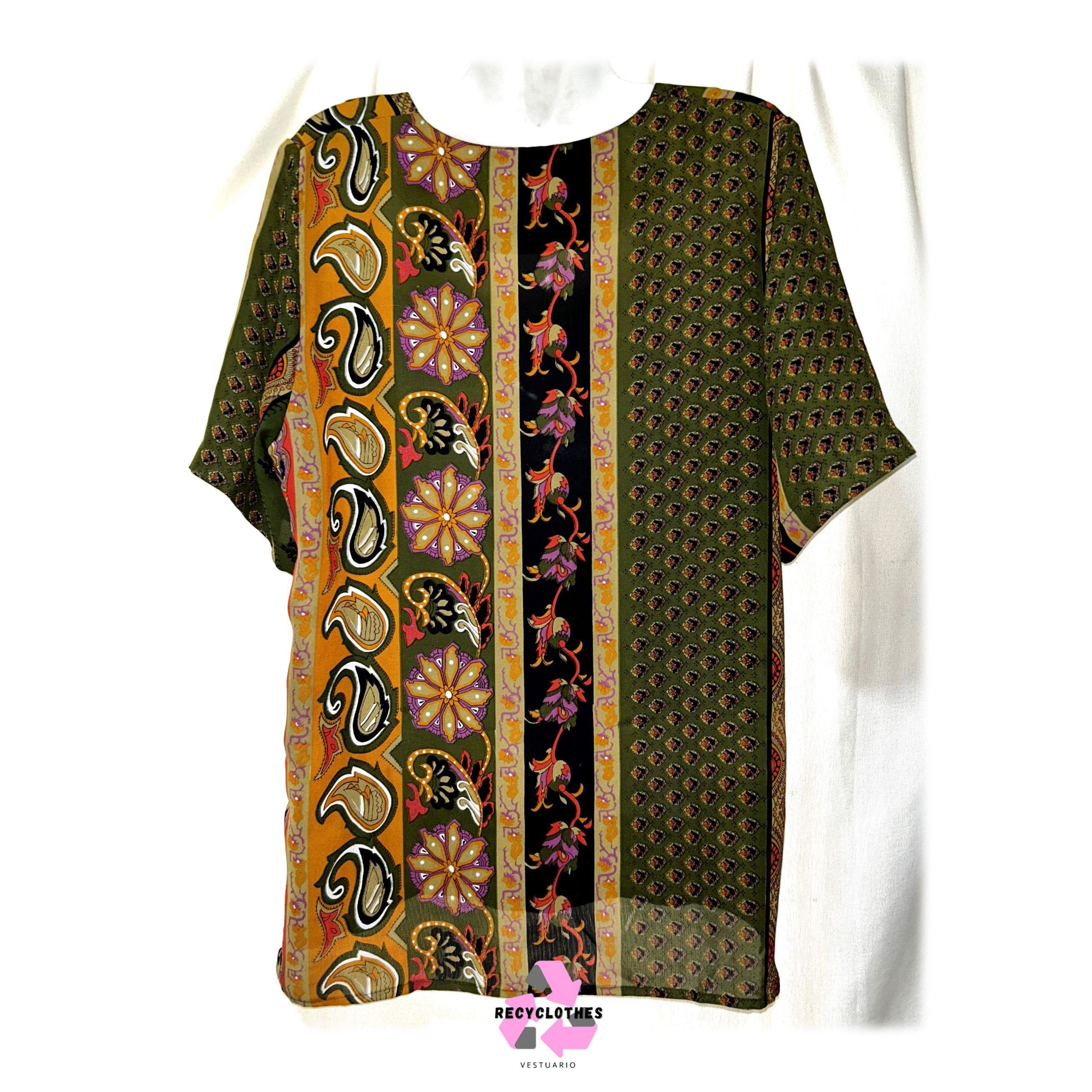 Blusa Verde Musgo Talla Única-2