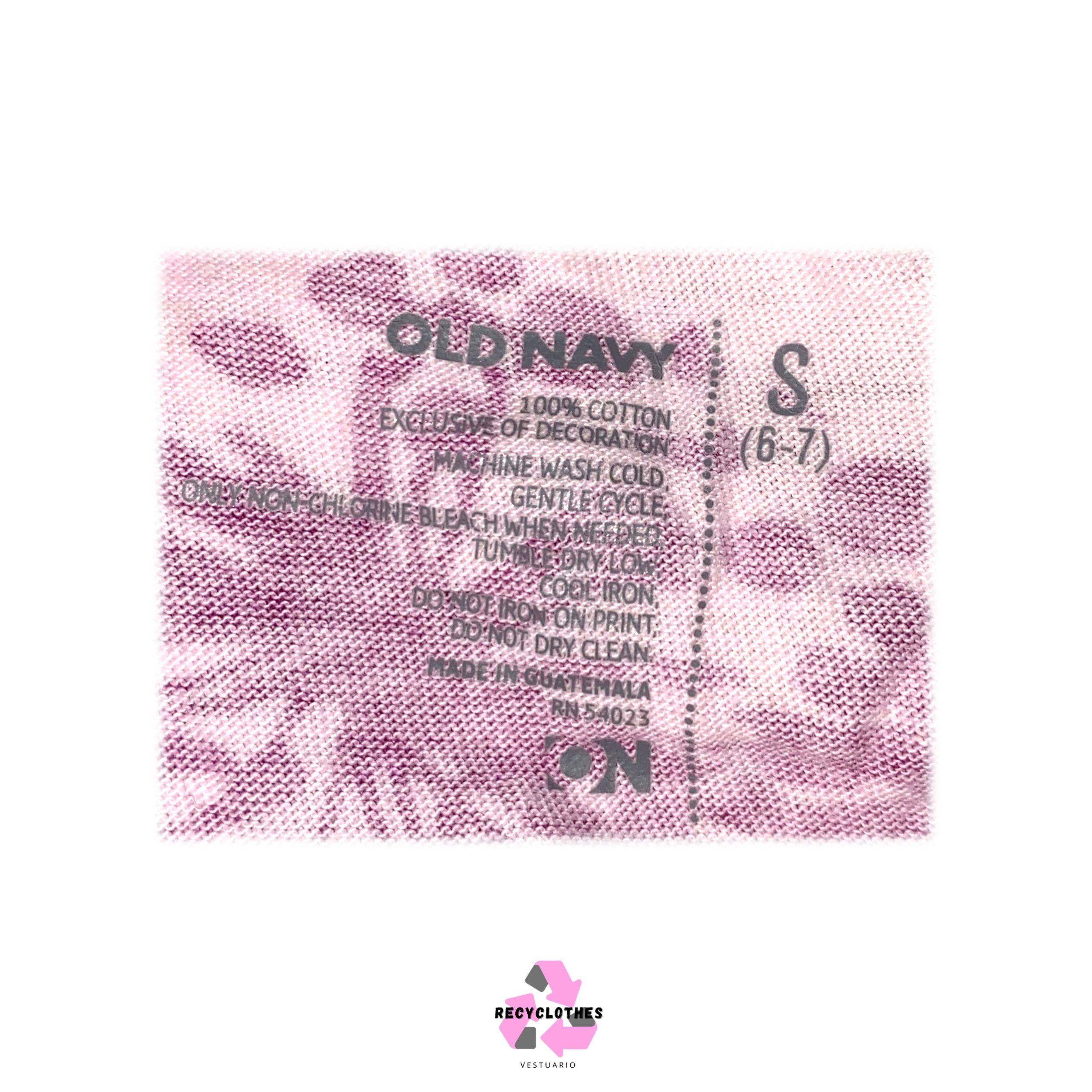 Polera Rosa S Old Navy-3