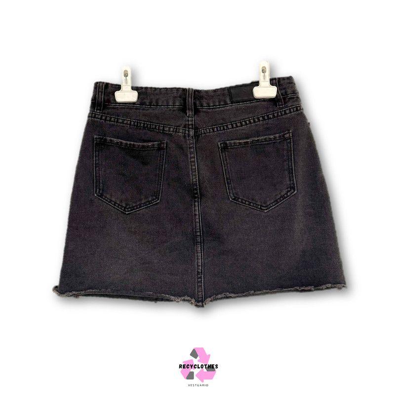 Falda Jeans Gris 38 ASH-1
