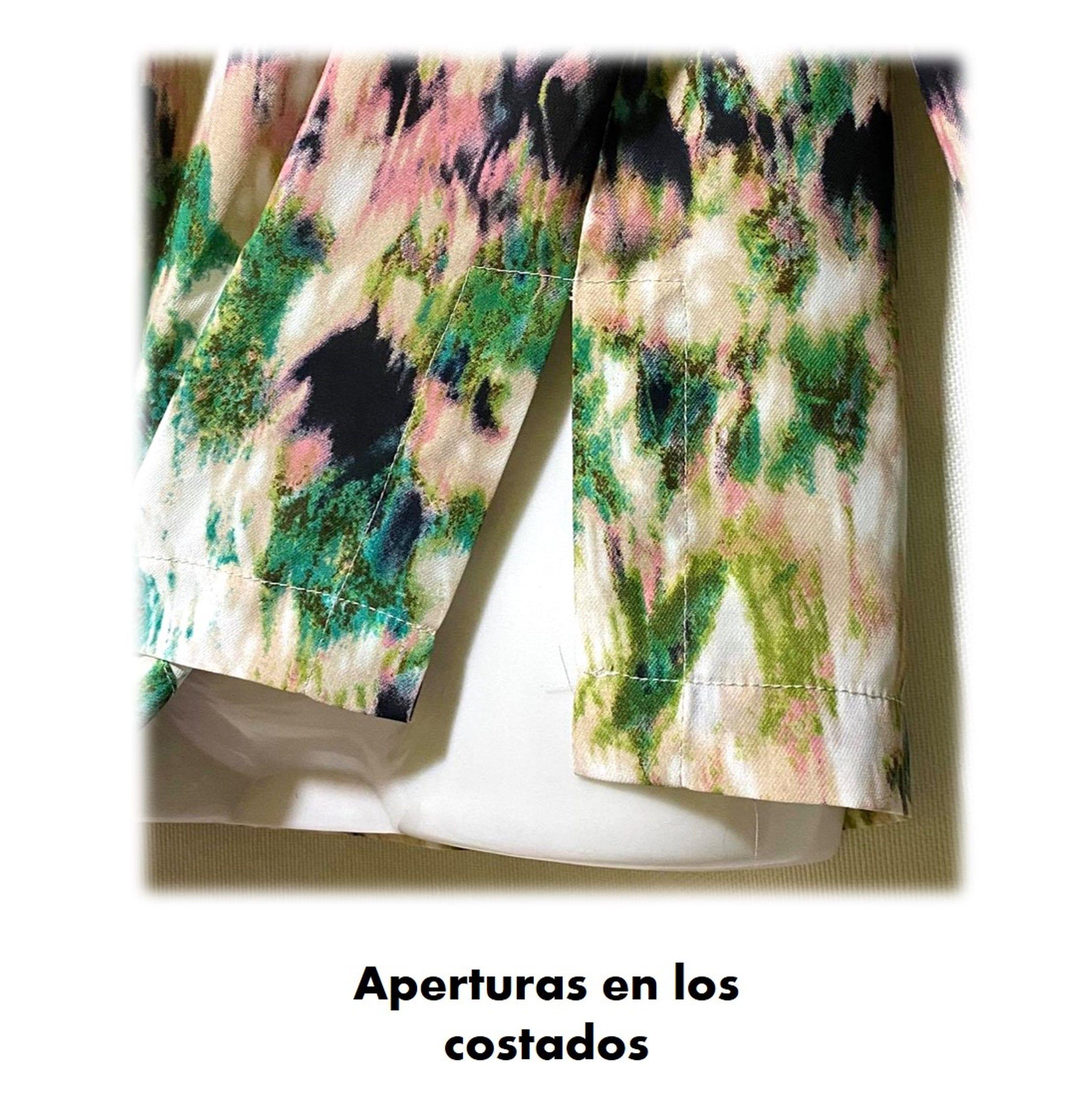 Blusa Verde/Rosado Nicopoly Talla S-3