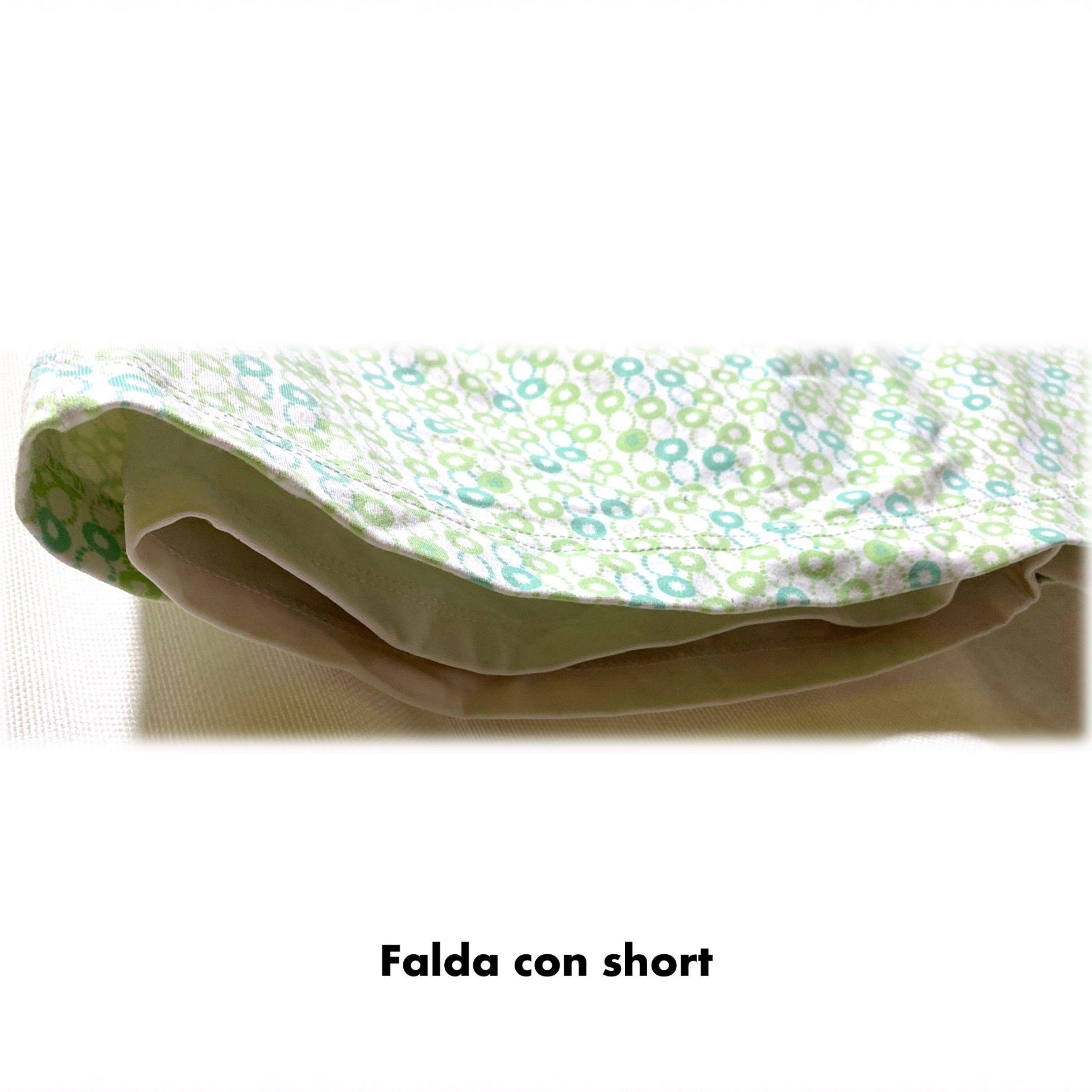 Faldashort Verde L skinz-4