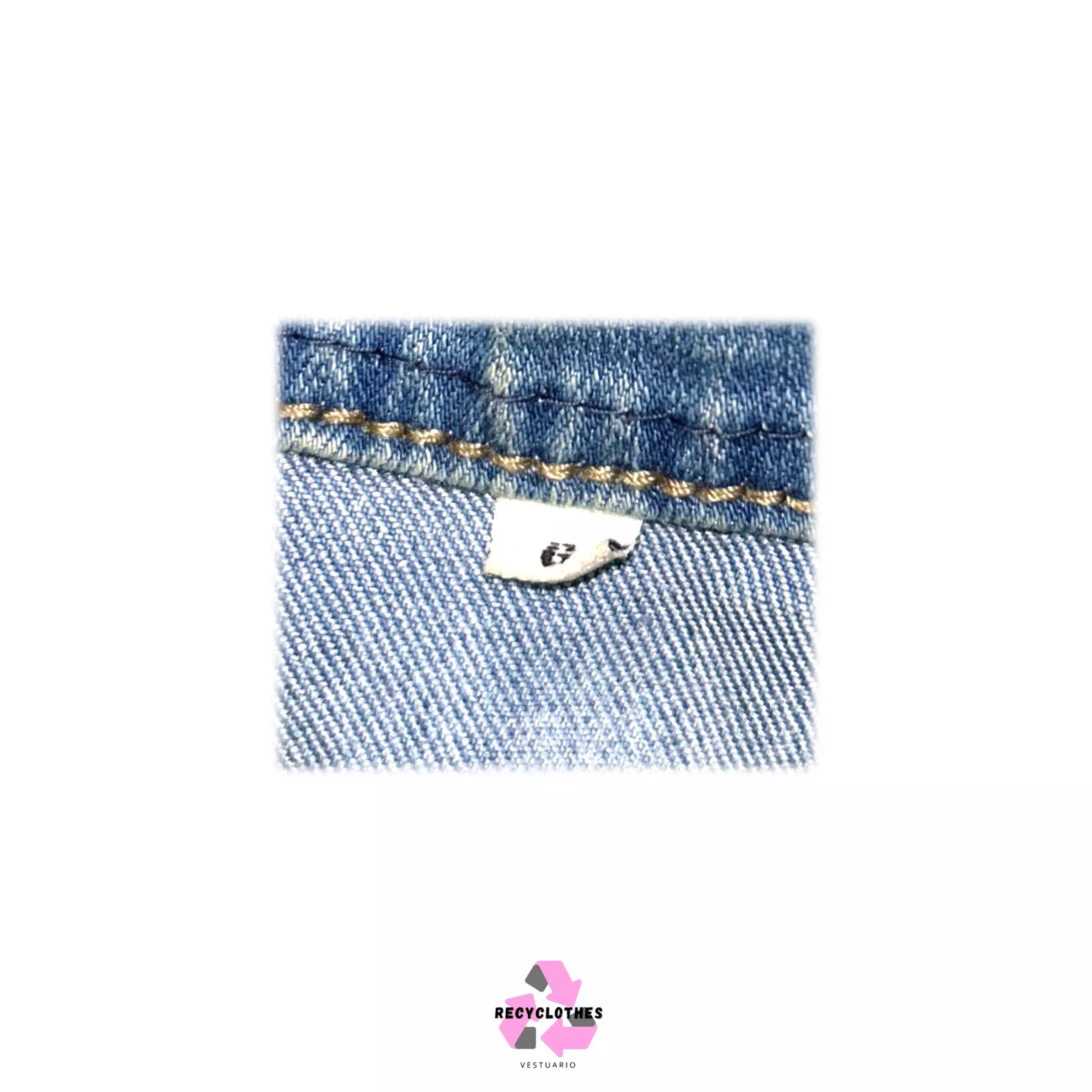 Chaqueta Jeans Azul con Brillo Talla 6-2