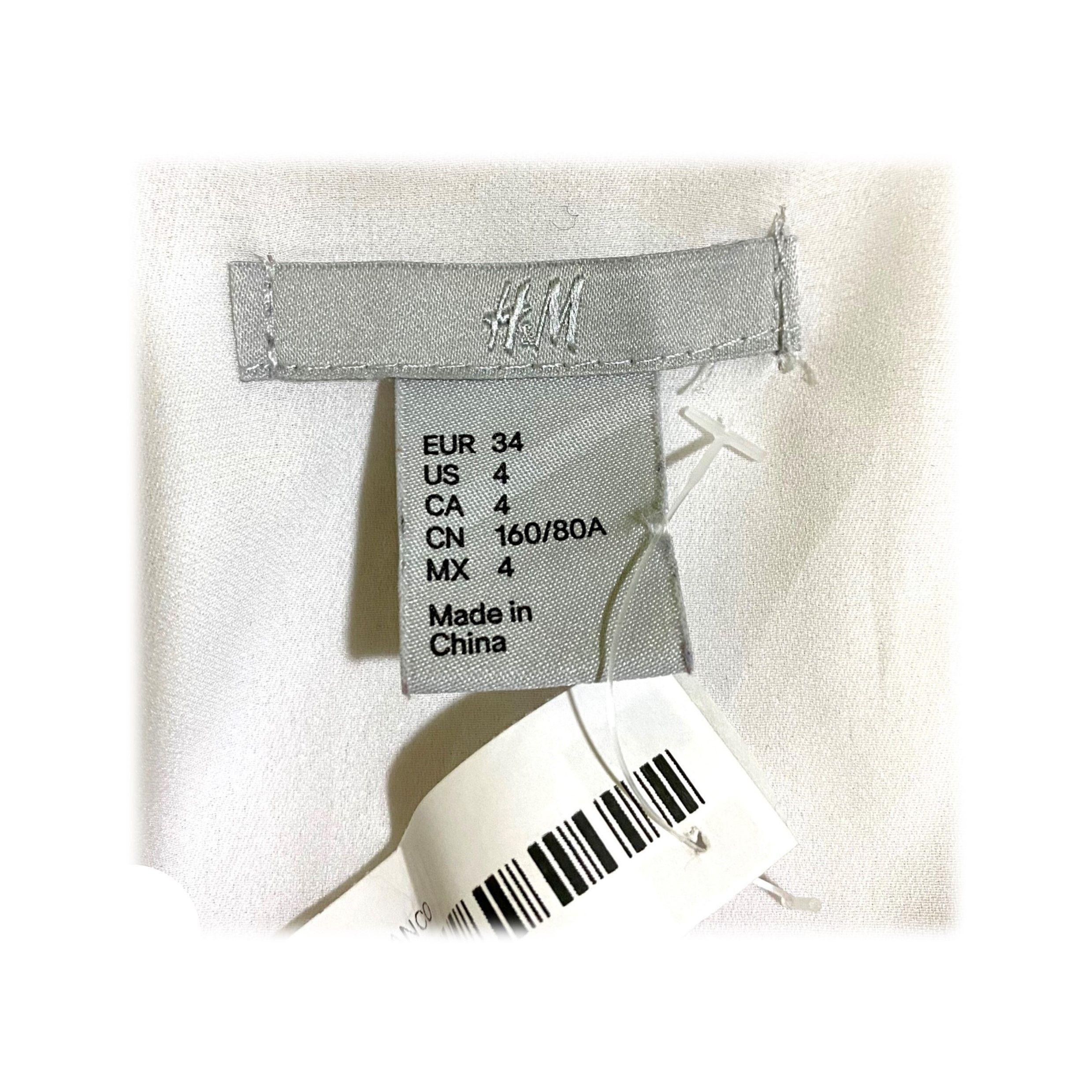 Vestido Crema 34 H&M-3