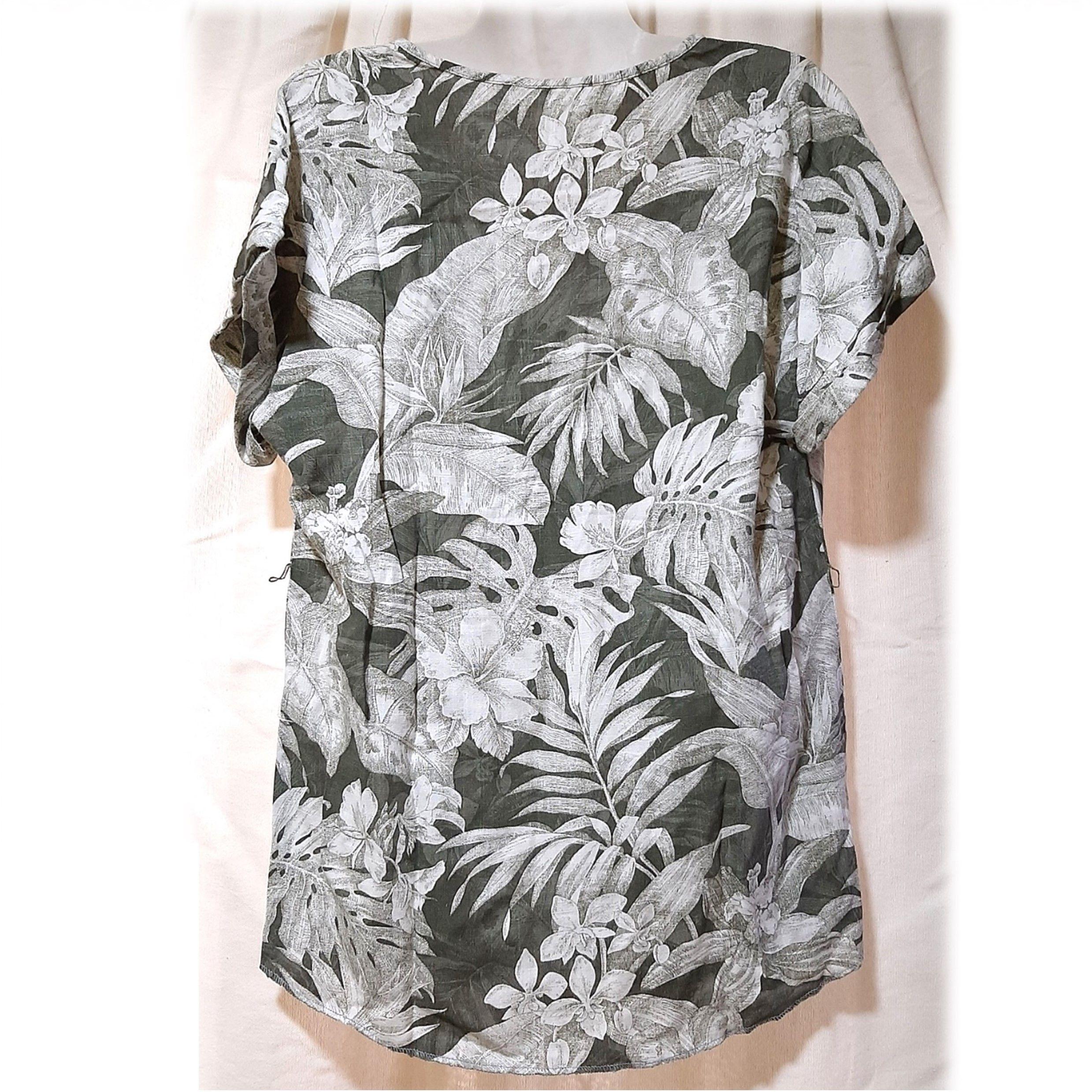 Polera Verde musgo S H&M-2