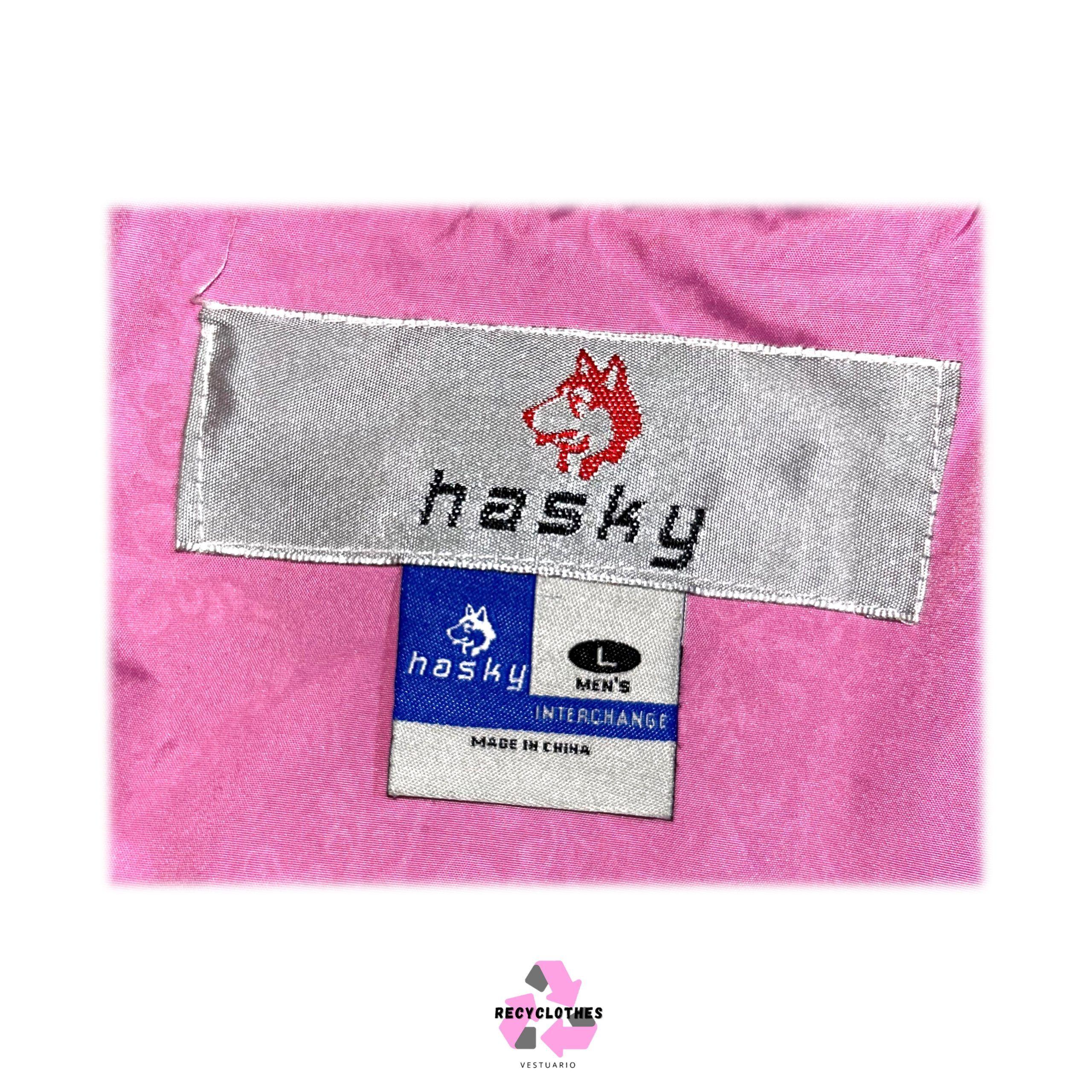 Parka Rosada Talla L Husky-3