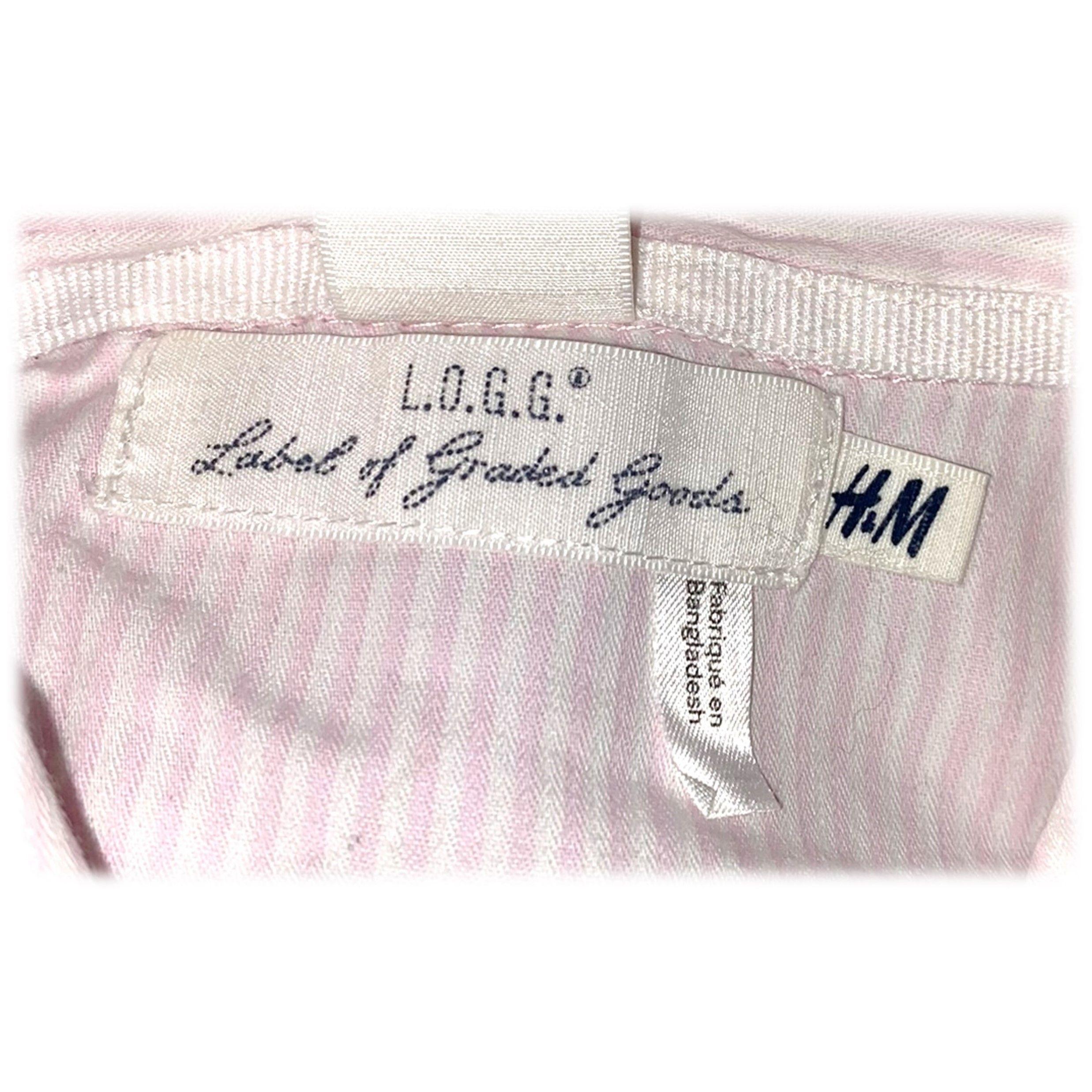 Blusa Rosa H&M Talla 38-3