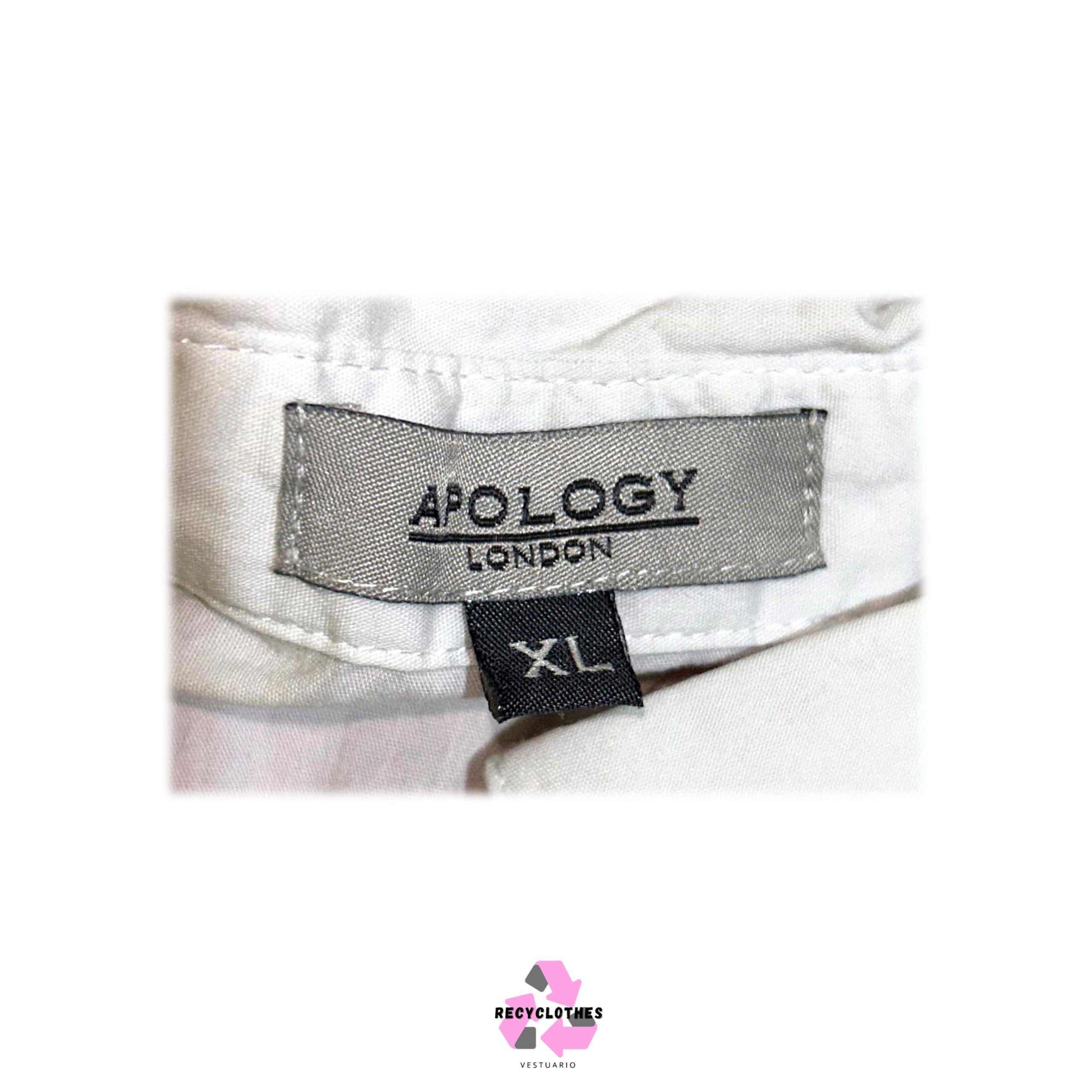 Blusa Blanca Apology Talla XL-3