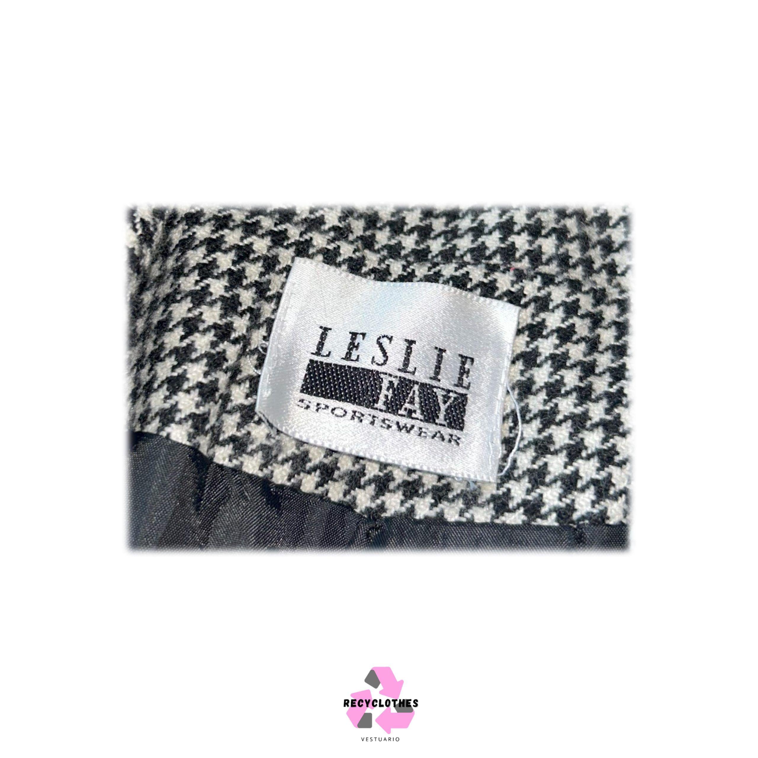 Blazer Negro/Blanco P Leslie Fay-3