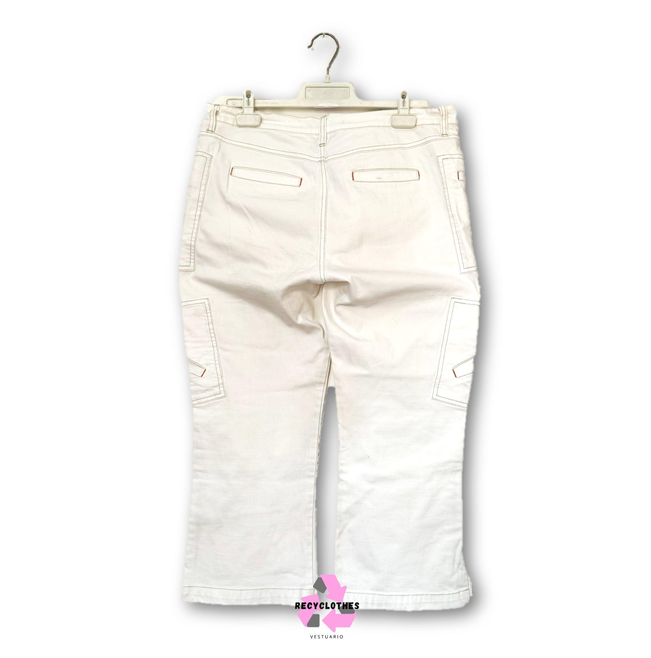 Pantalón Crema Talla 10 Gloria-2