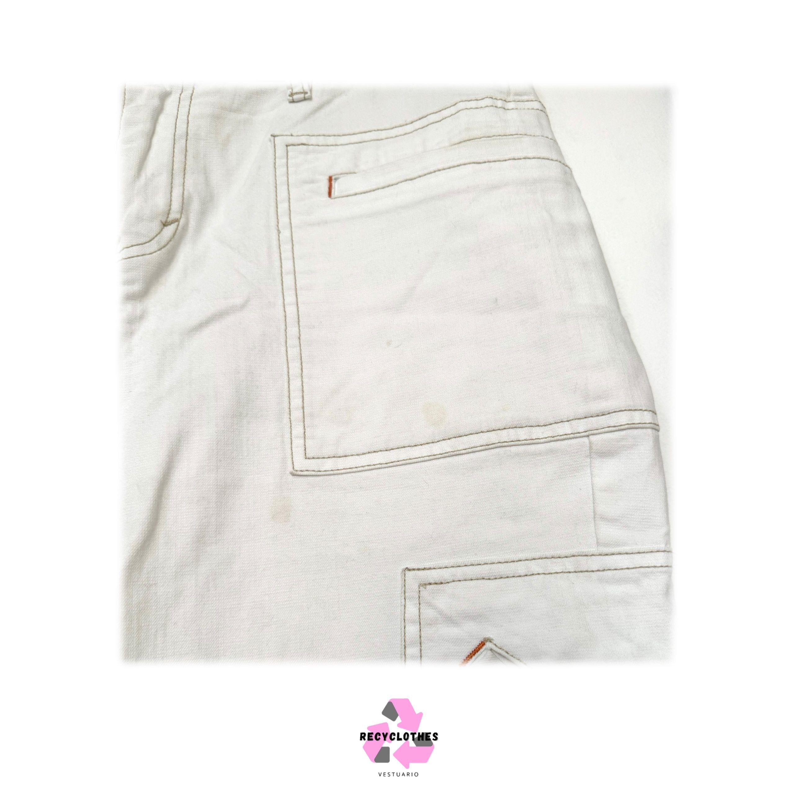 Pantalón Crema Talla 10 Gloria-4