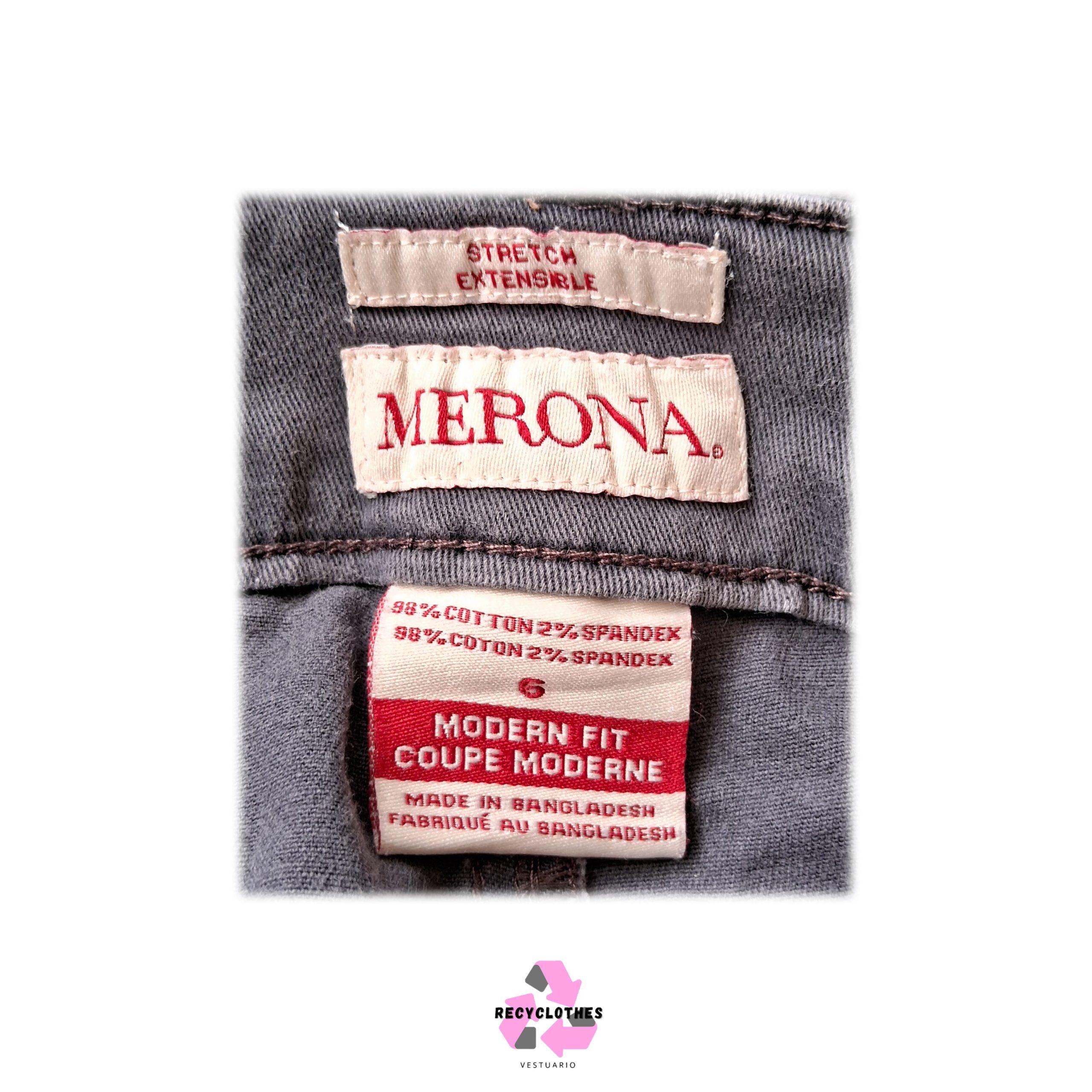 Pantalón Gris Merona Talla 6-3