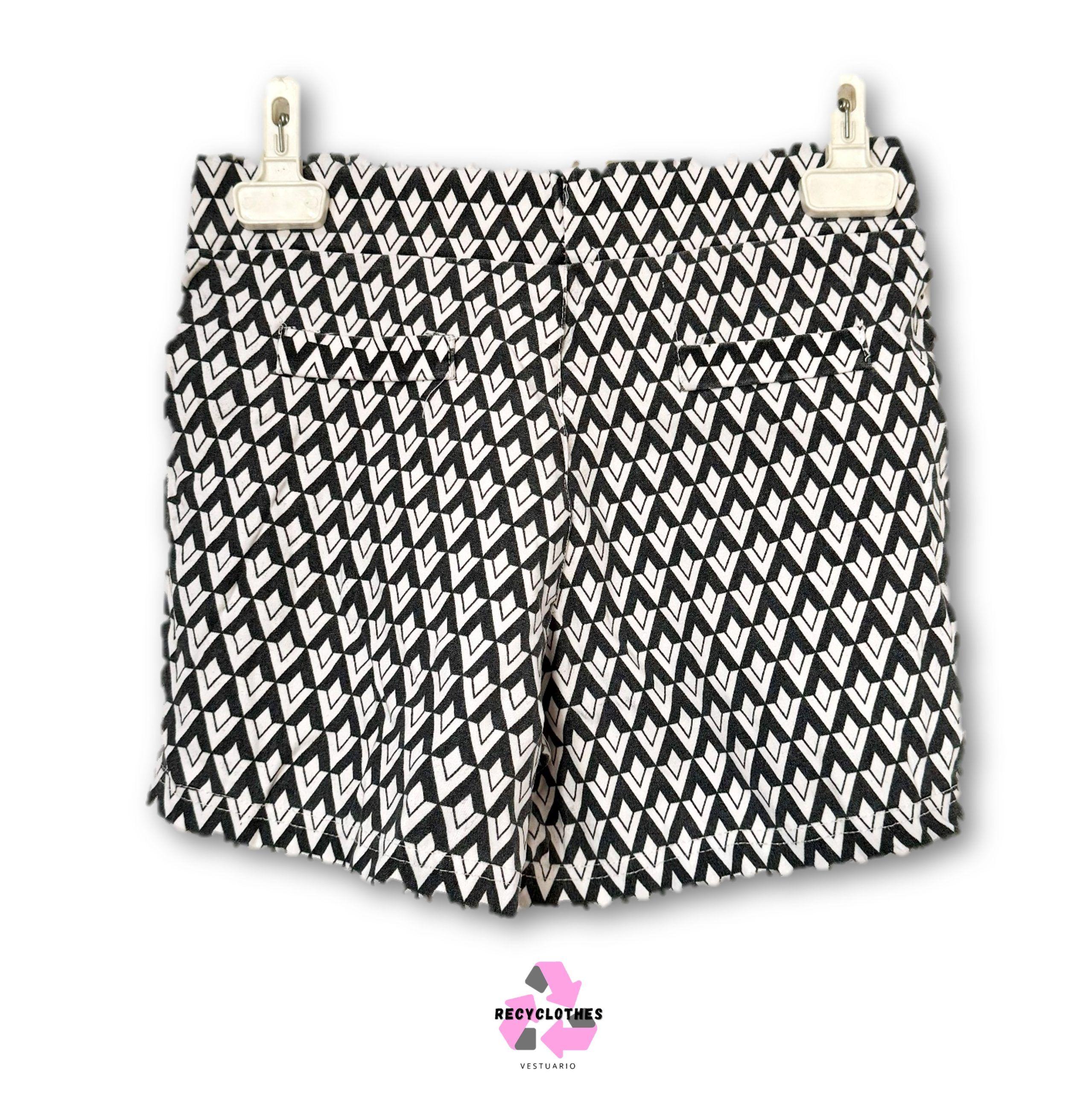 Short Blanco/Negro TU Genérica-2