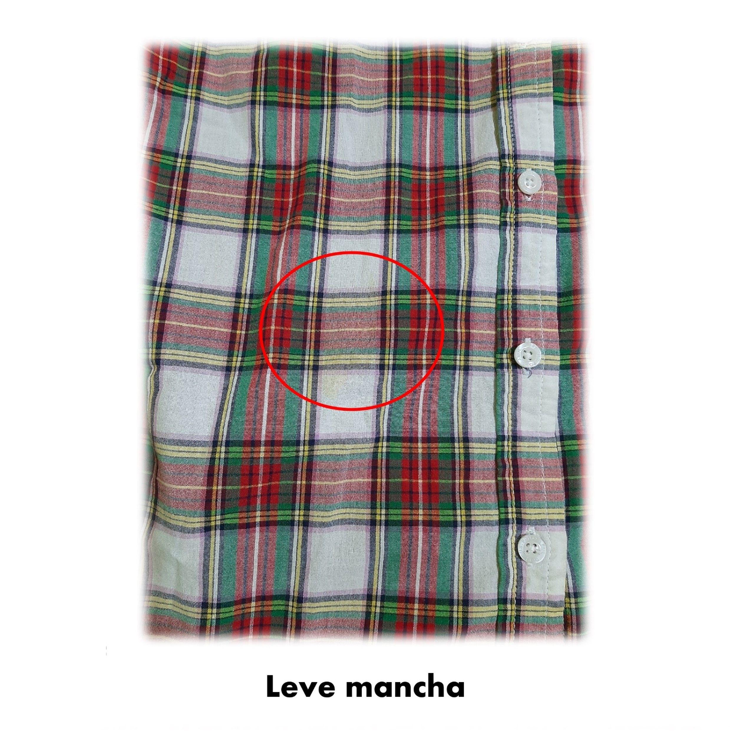 Camisa Verde/Rojo US Polo Talla L-4