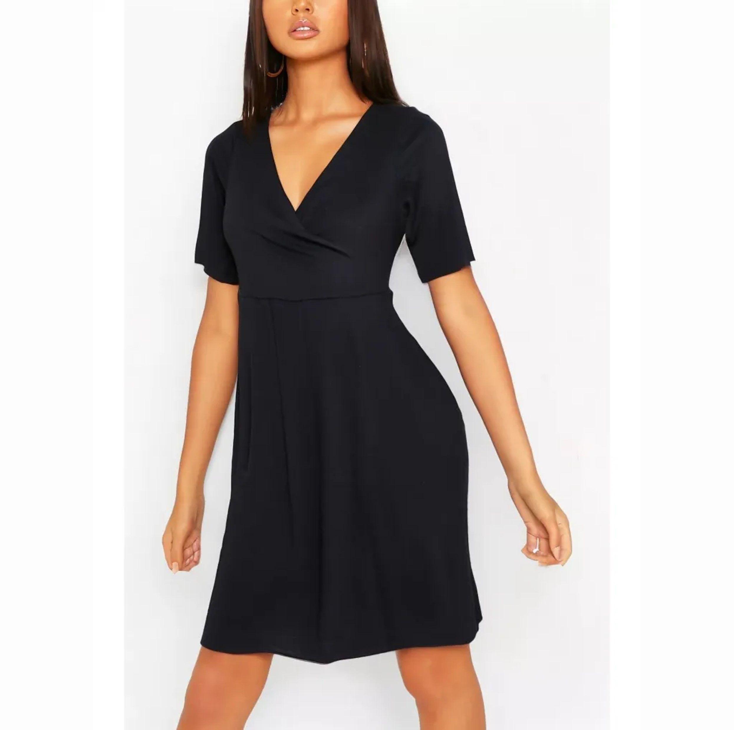 Vestido Negro 34 H&M-1