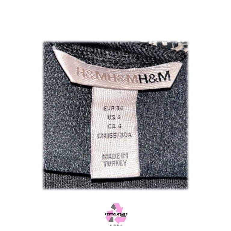 Vestido Negro 34 H&M-3