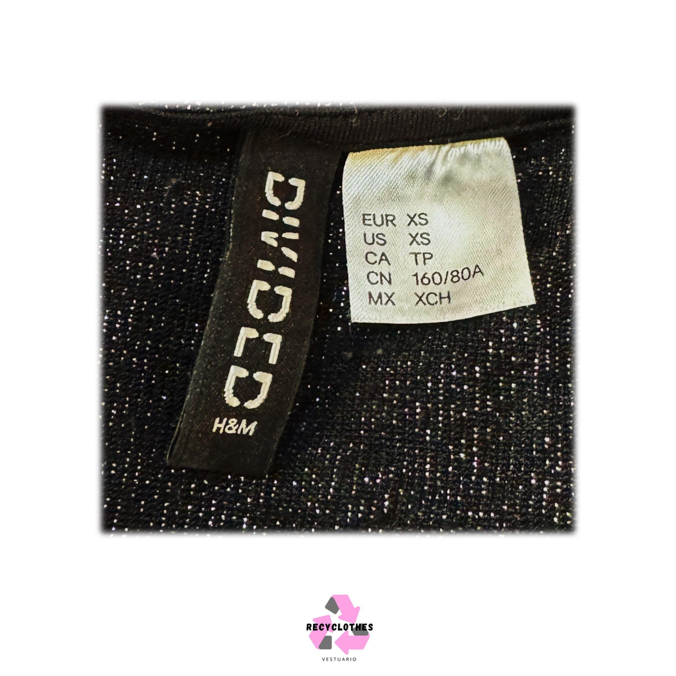 Peto Plateado Talla XS H&M-3