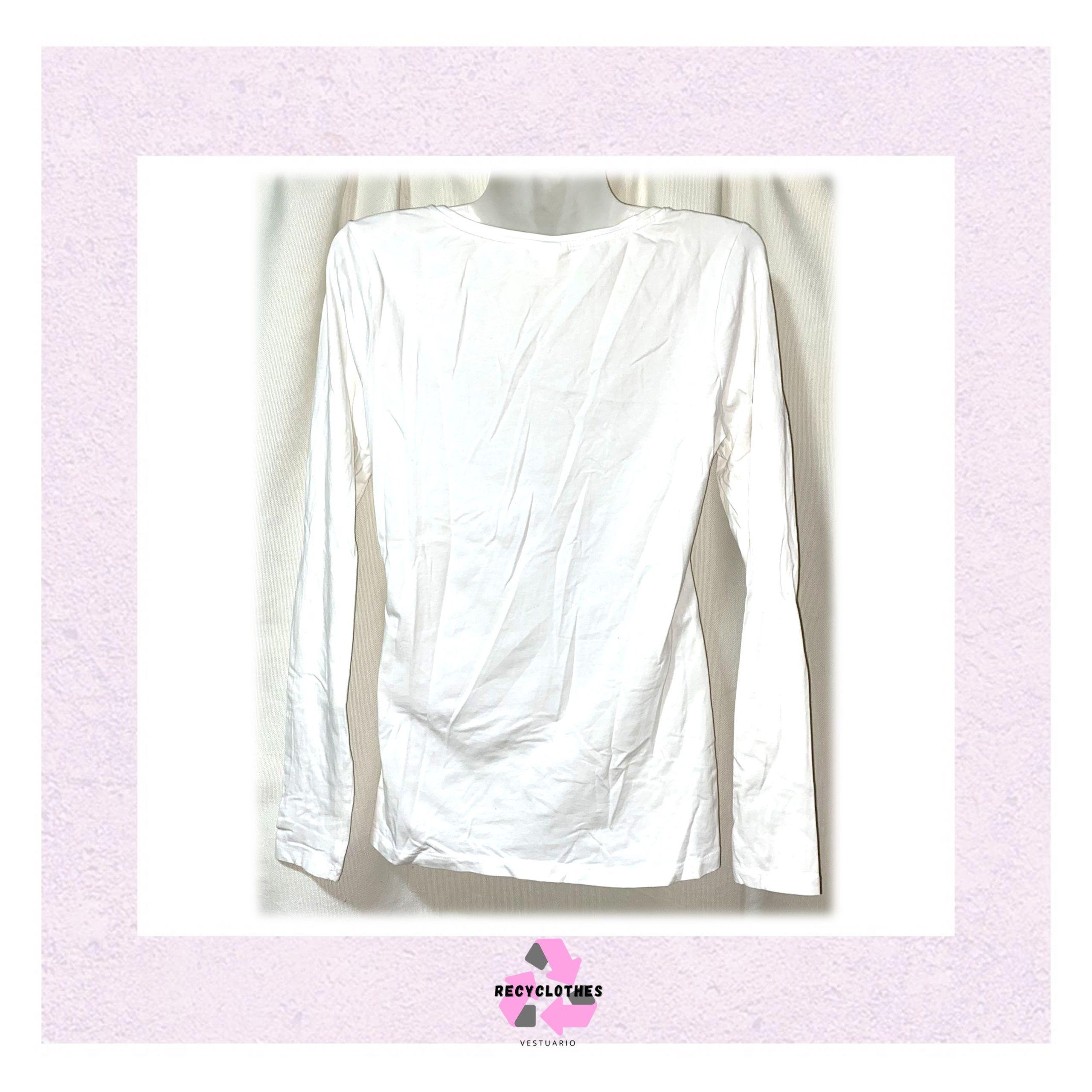 Polera Blanca M H&M-2