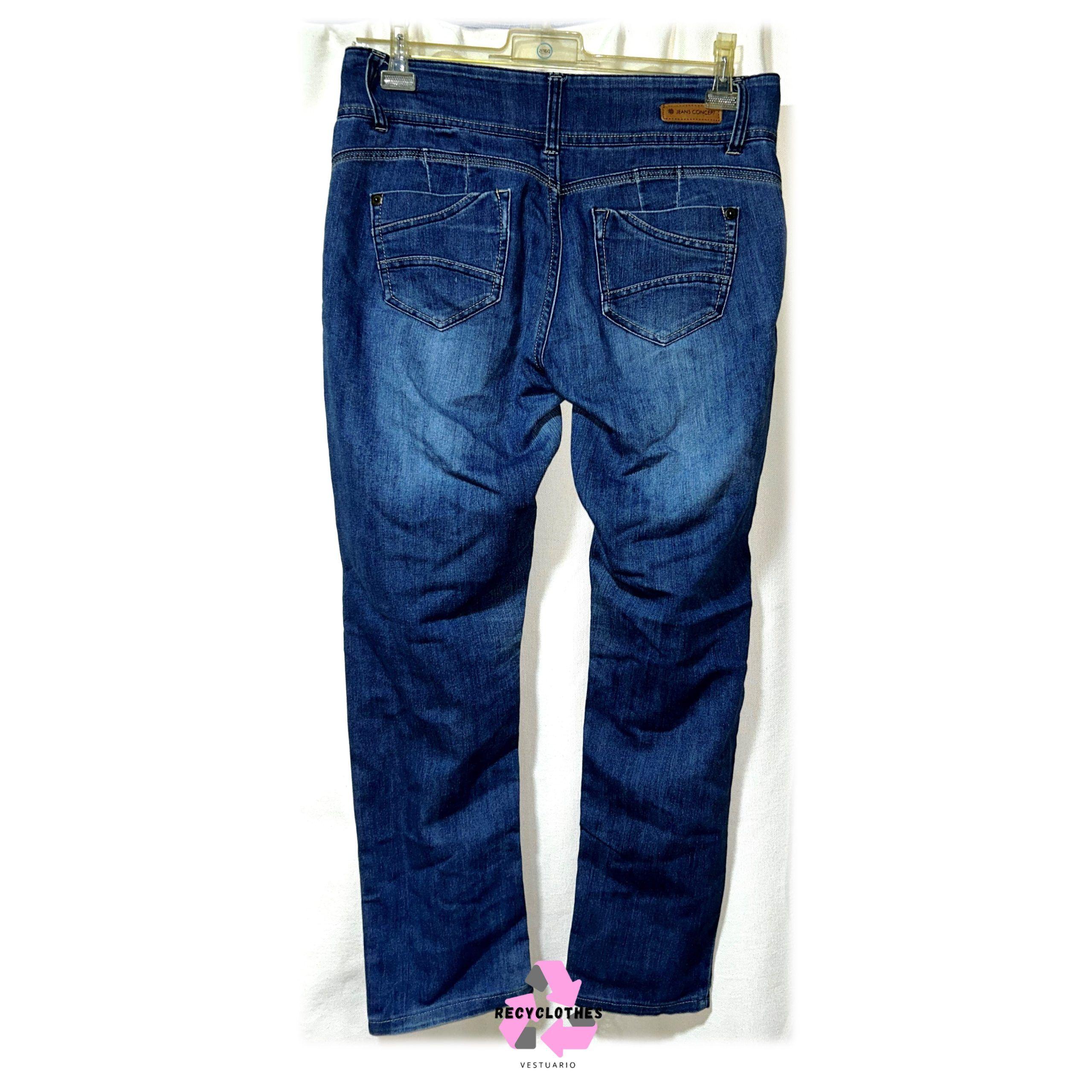 Jeans Azul Talla 38 F&P-2