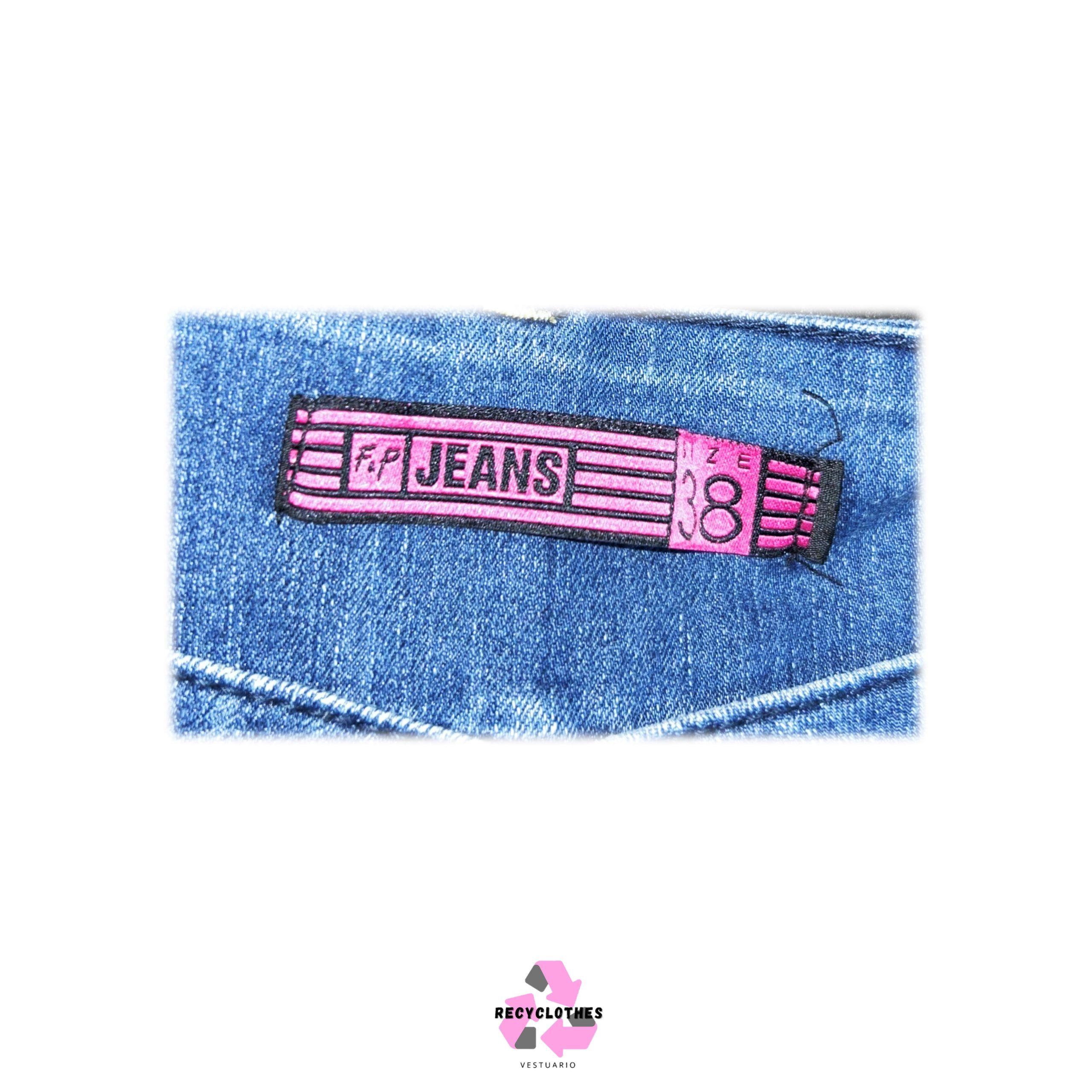 Jeans Azul Talla 38 F&P-3
