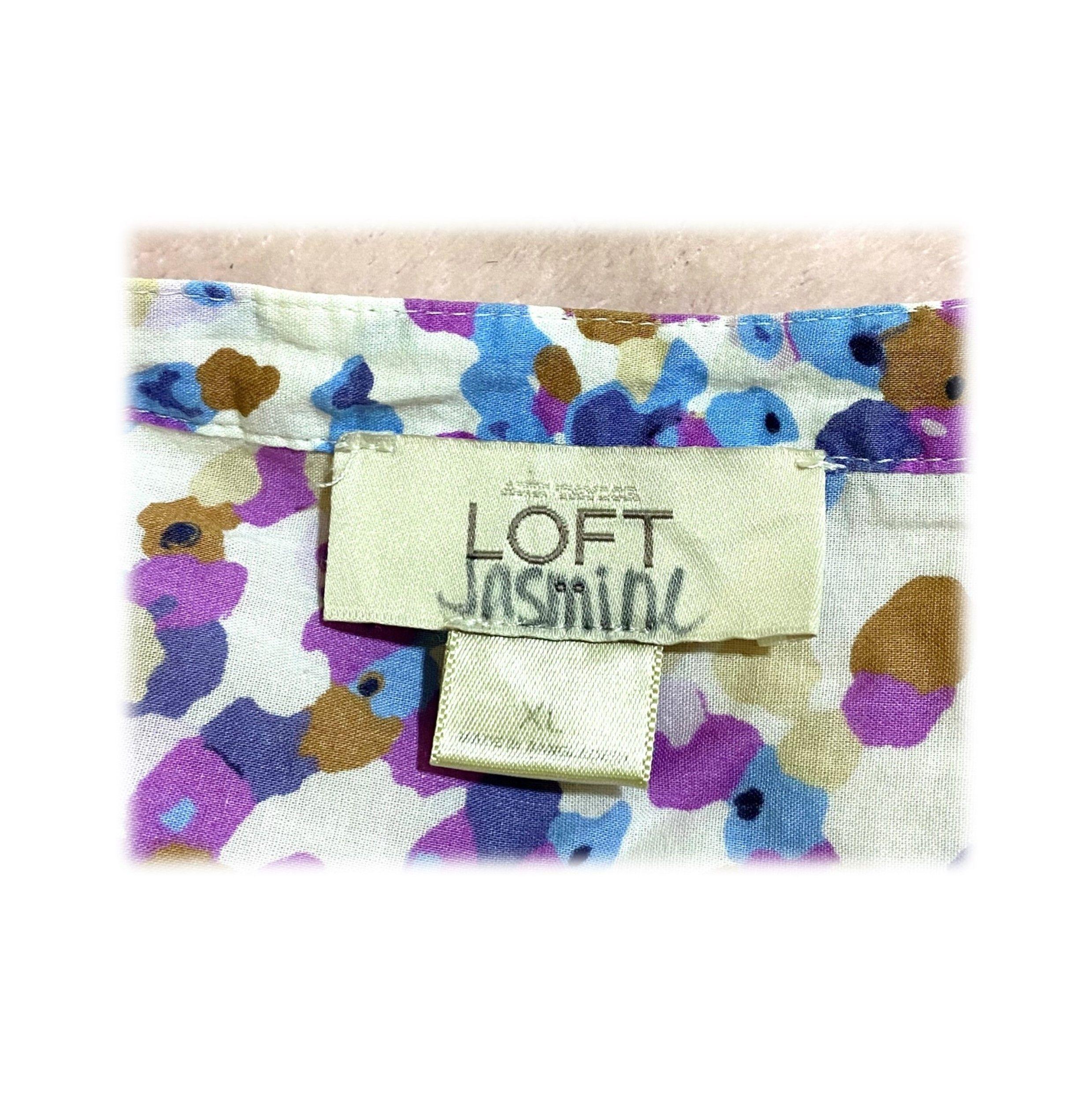 Blusa Multicolor LOFT by Ann Taylor Talla XL-2