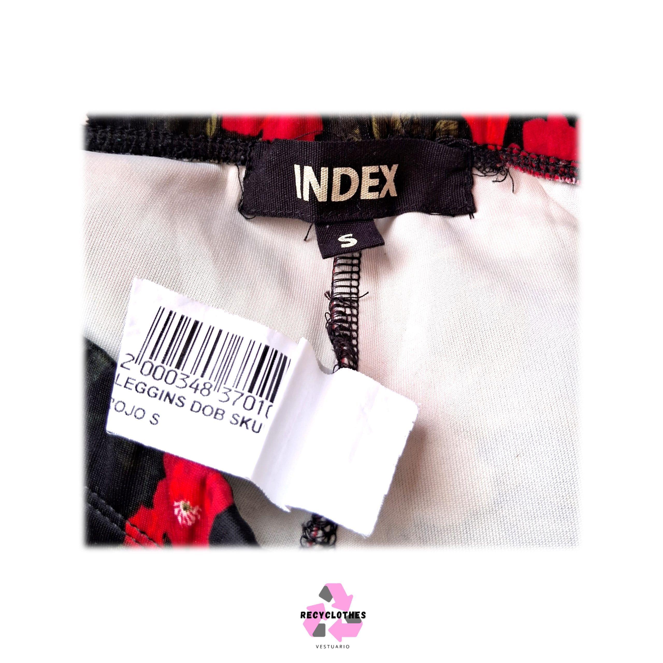 Calza Negra/Roja Index Talla S-3