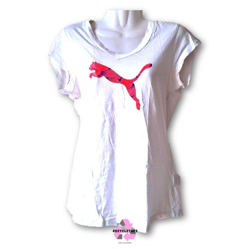 Polera Blanca M Puma-1