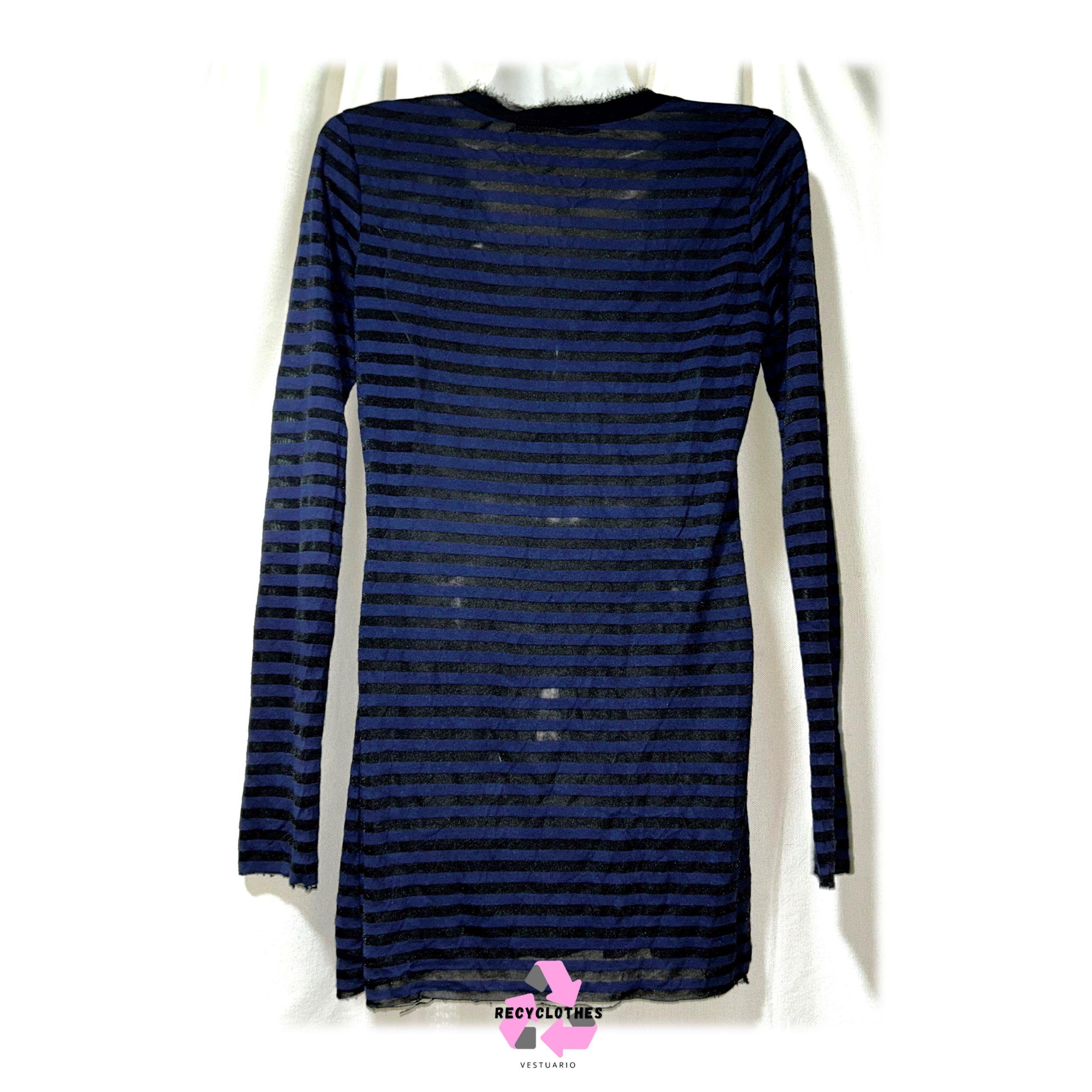 Polera Azul Marino S Zara-2