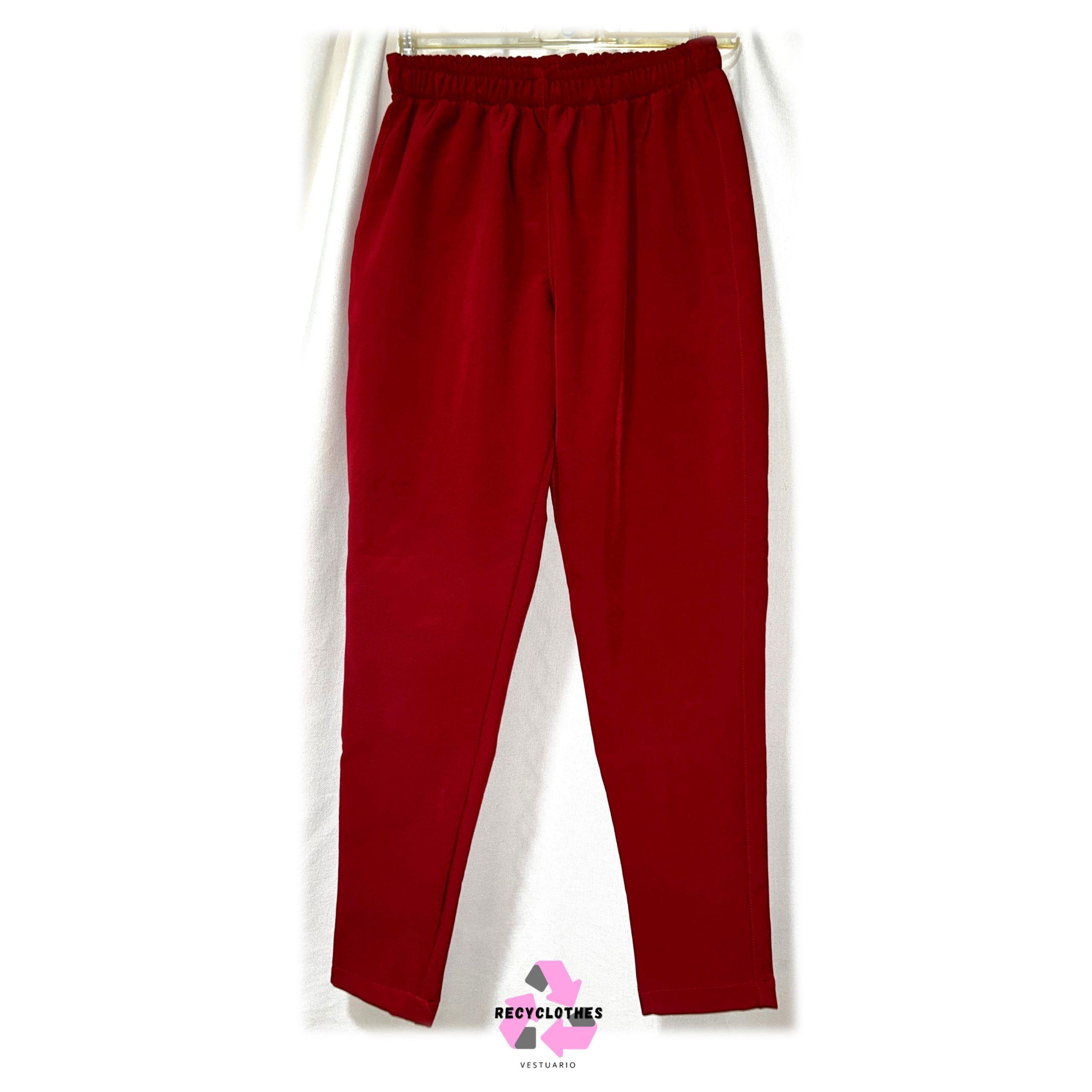 Pantalón Forrado Rojo Talla Única-1